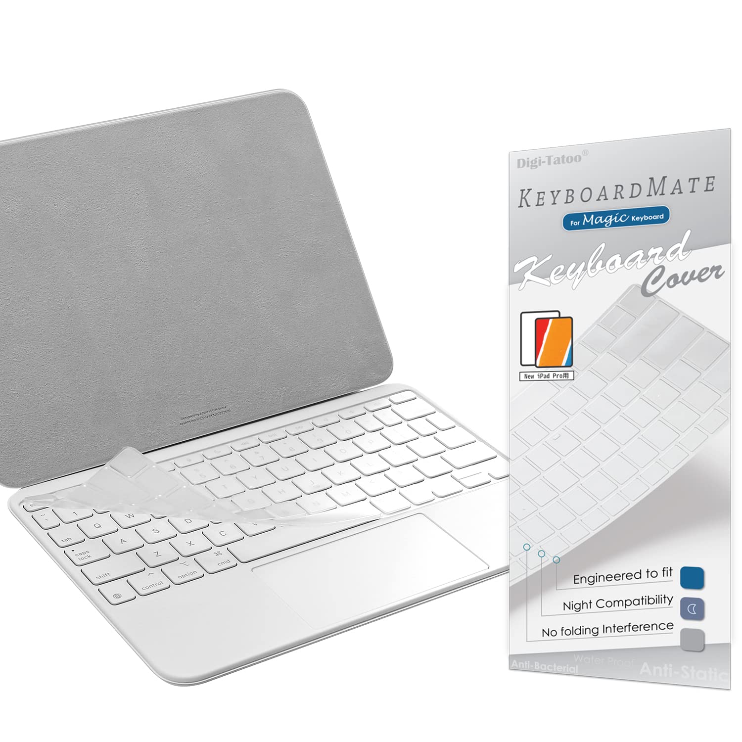 Keyboard Cover Protector Compatible With New Magic Keyboard (For Ipad Pro 11 Inch M4) / Ipad Magic Keyboard Folio (For Ipad 10.9