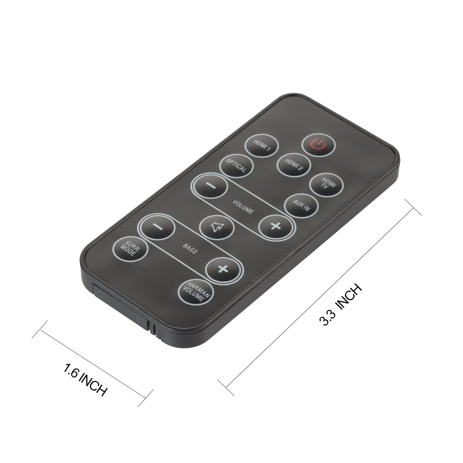 New Remote Control Replacment For Harman Kardon Sb 26 Sb26 060Hsb26Rm0 06 0Hsb26 Rm0 Bluetooth Sound Bar With Cr2025 Battery