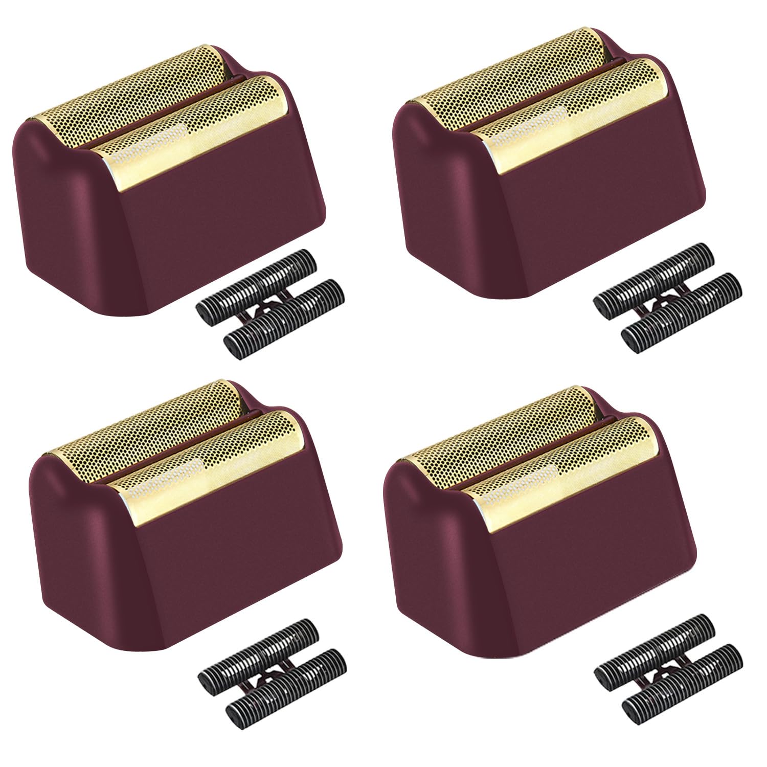 4 Pack Professional 5 Star Series Finale Shaver Replacement Foil And Cutter Bar Assembly Compatible With Wahl Shaver Foil 7031 1