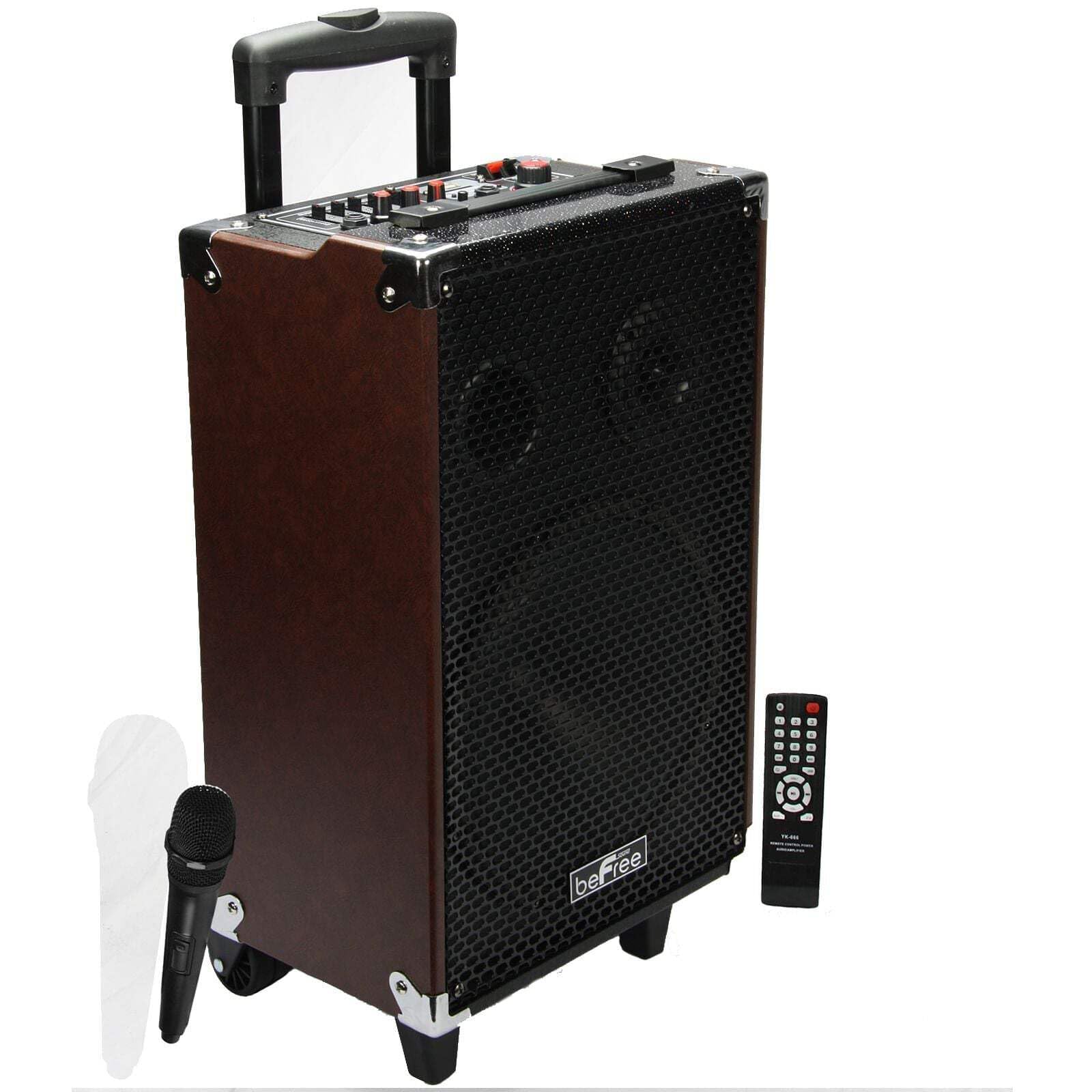 beFree Sound 10 Bluetooth Portable Speaker with USB/SD/FM Radio 500W
