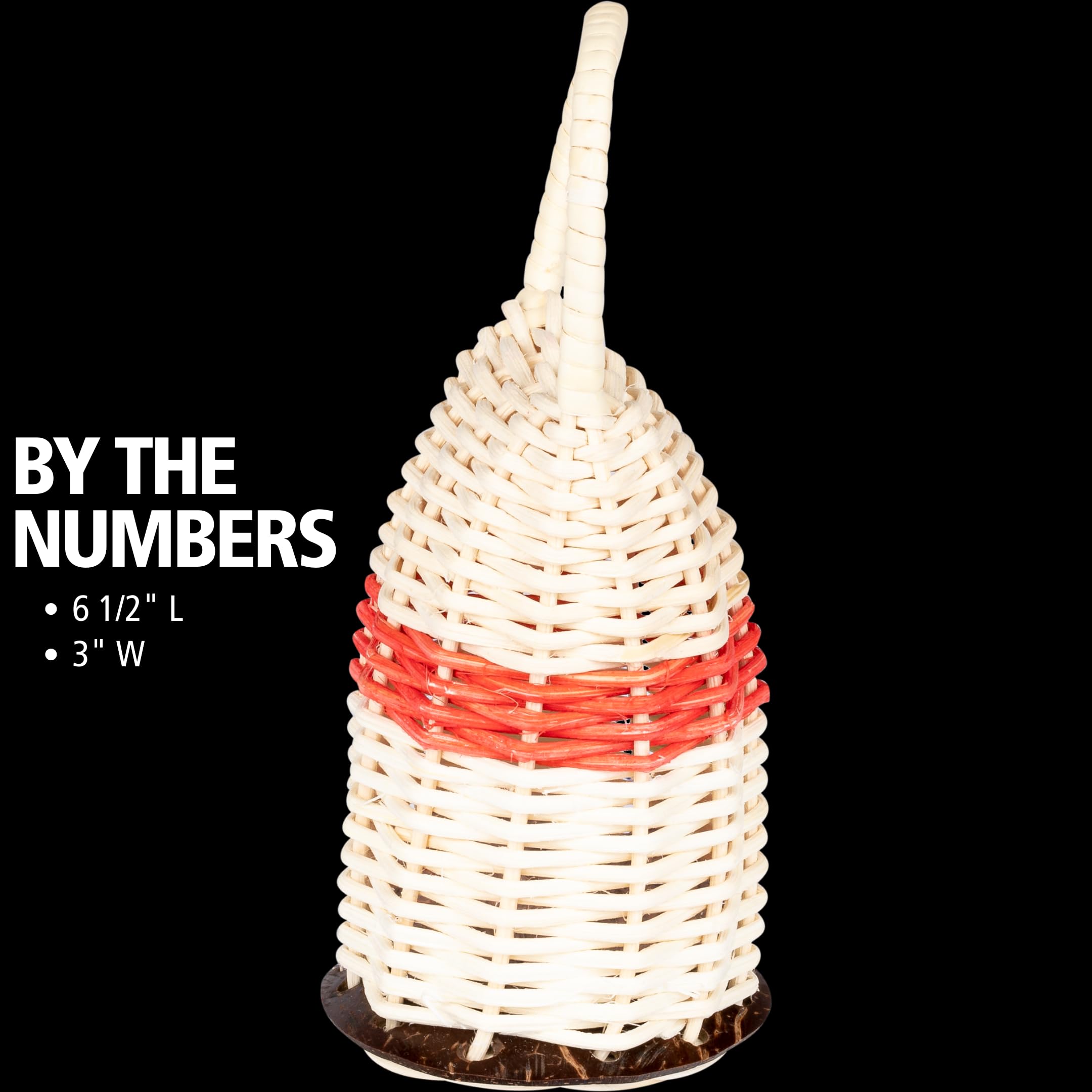 Meinl Percussion Caxixi, Small Size Not Made In China Rattan With Coconut Bottom, 2 Year Warranty (Cax1)