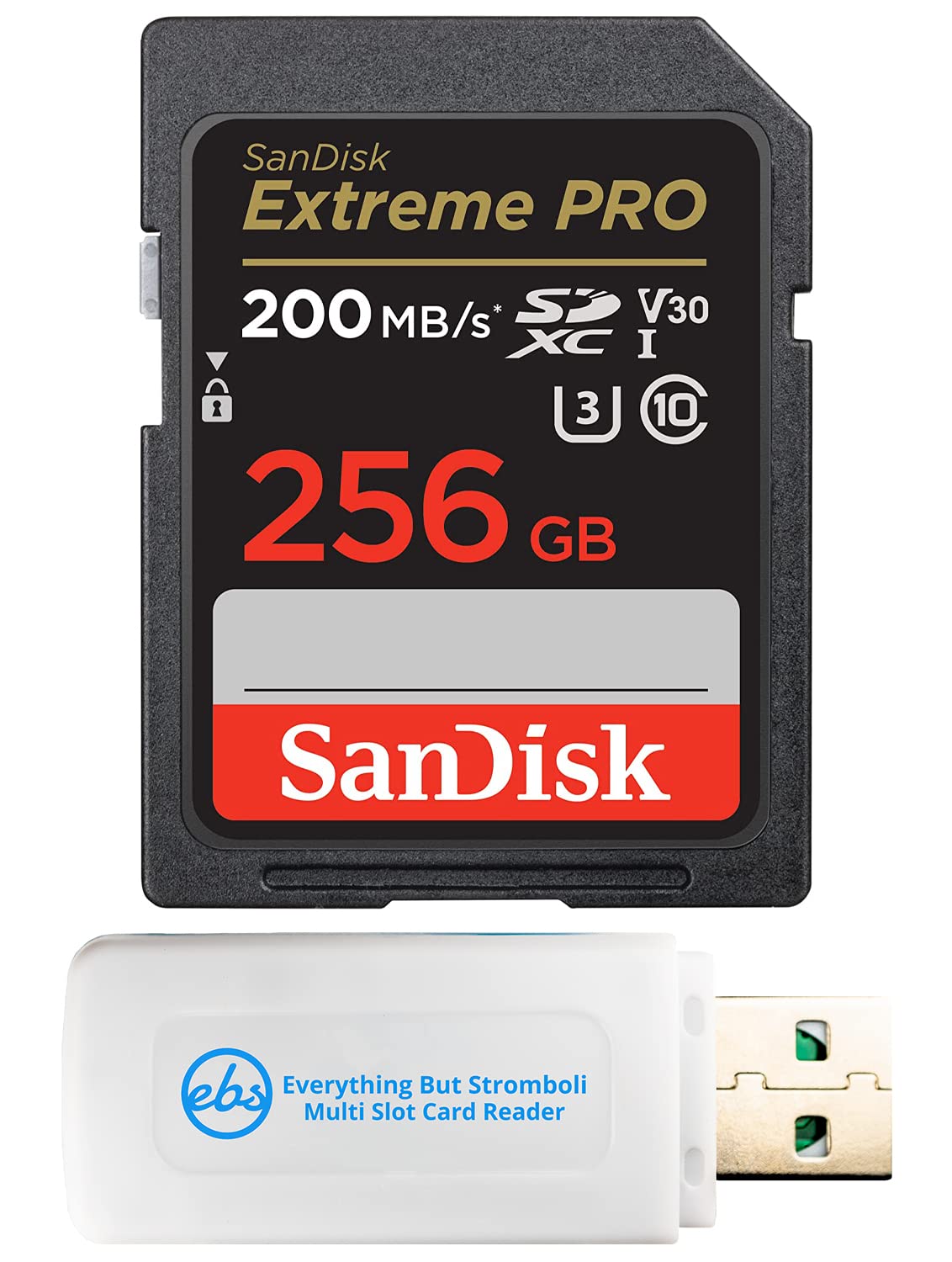 Sandisk 256Gb Sdxc Extreme Pro Memory Card Works With Canon Mirrorless Camera Eos R50, Eos R8 (Sdsdxxy 256G Gn4In) V30 4K Class