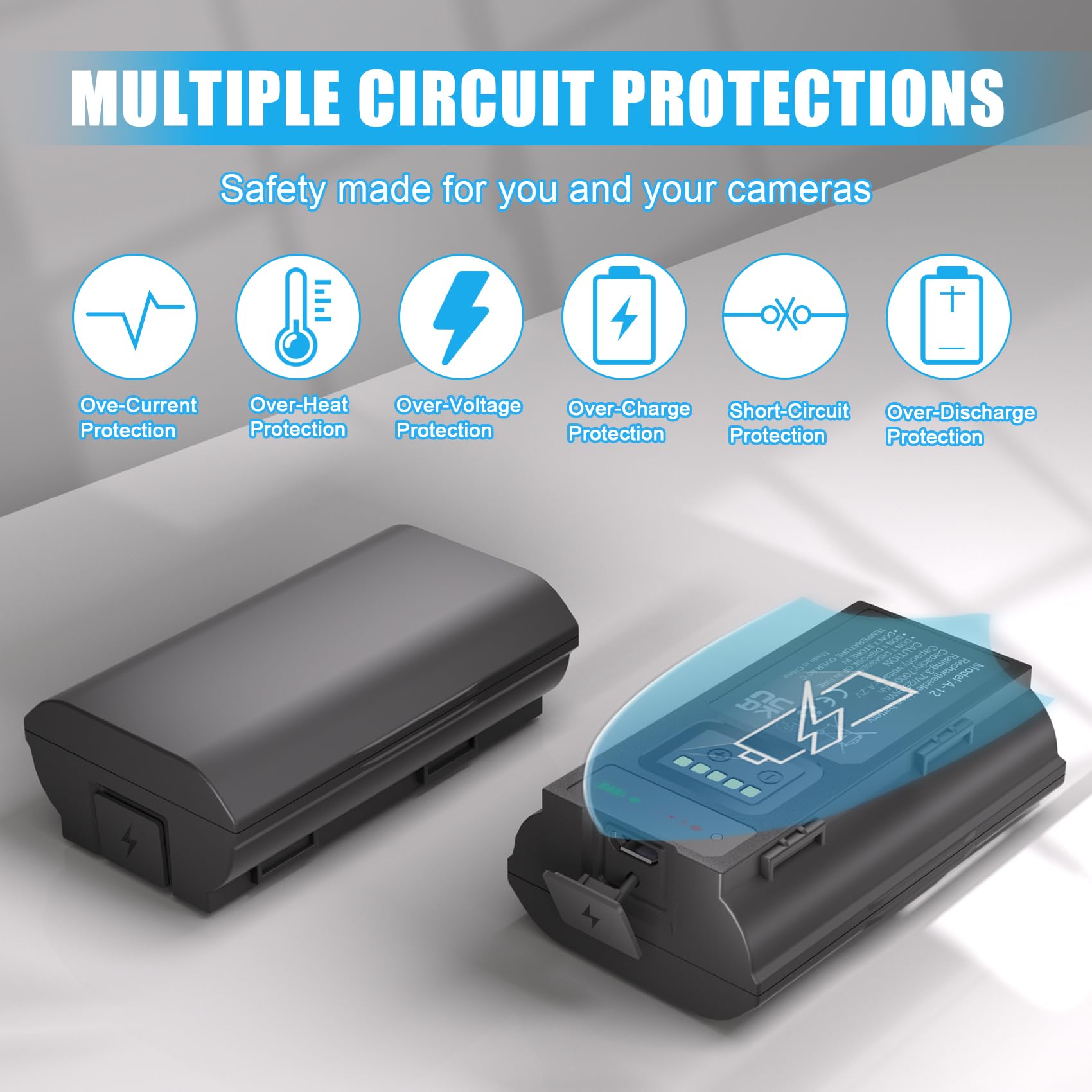 7000Mah Rechargeable Battery For Arlo Essential Wire Free Video Doorbell, Alro Doorbell Vma2400 Avd2001 Avd2001B, Designed With