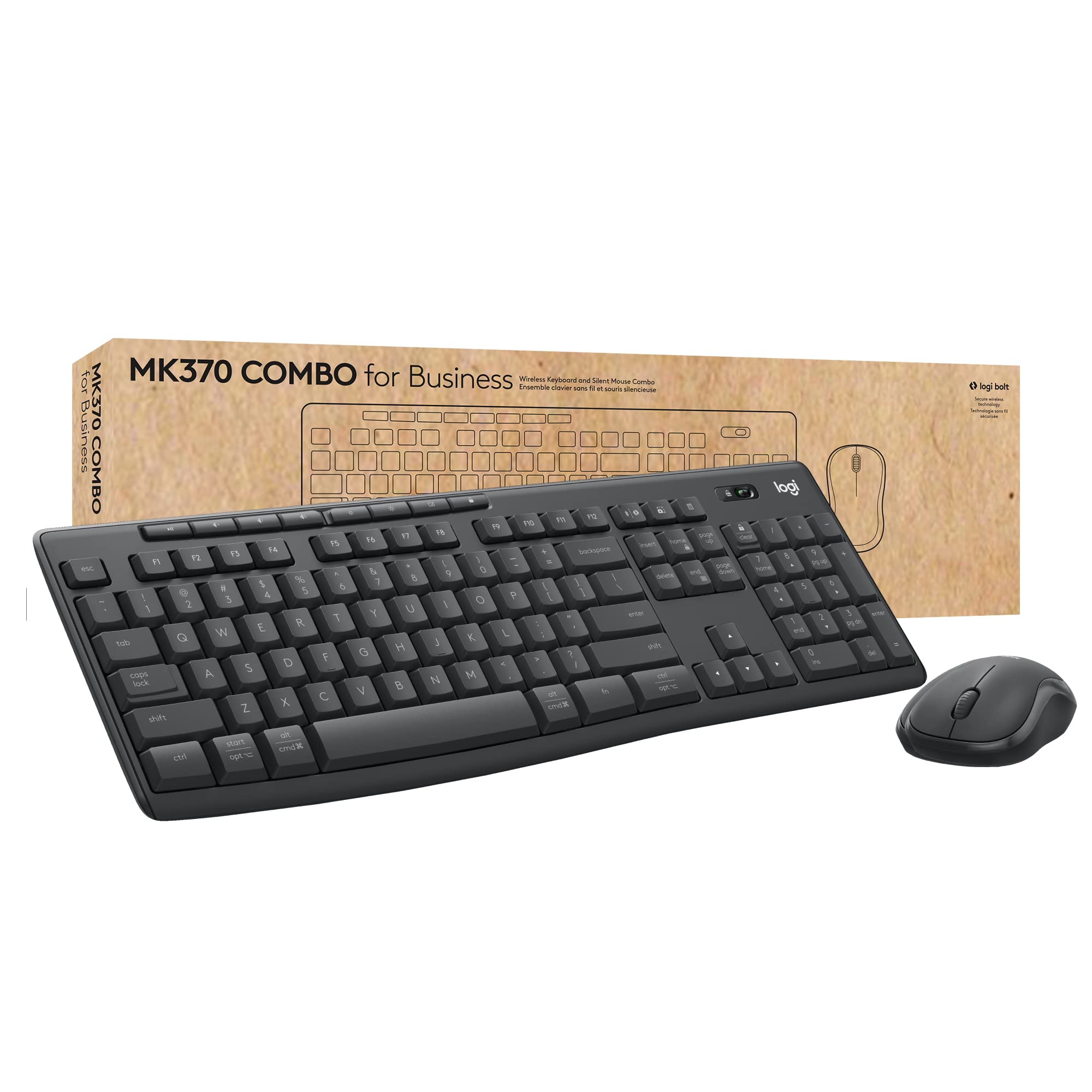 Mk370 Combo For Business (Graphite) - Brown Box