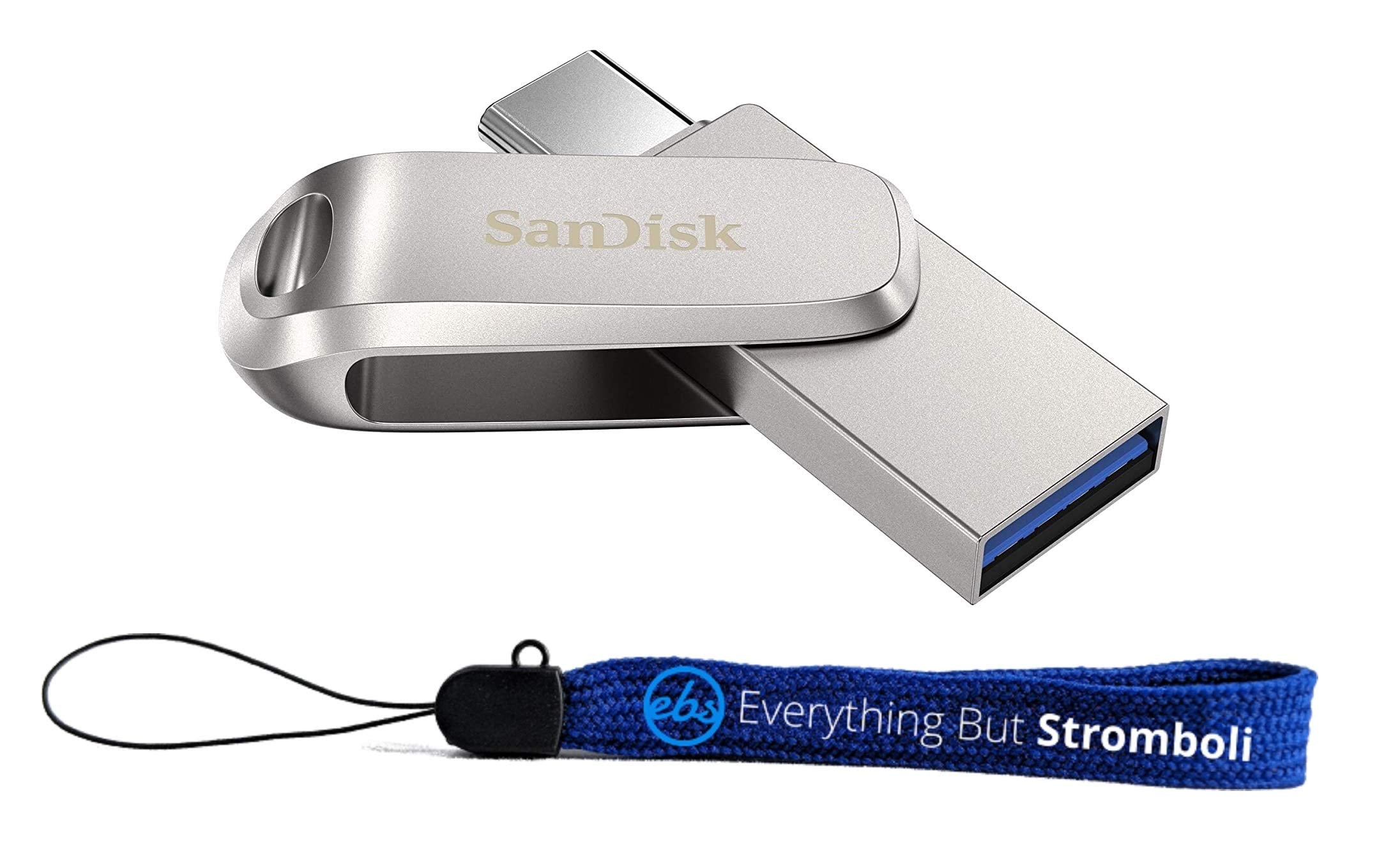 Sandisk Ultra Dual Drive Luxe 256Gb Usb Type C Flash Drive For Microsoft Surface 4, Surface Go 3, Surface Book 3, Surface Duo 2 