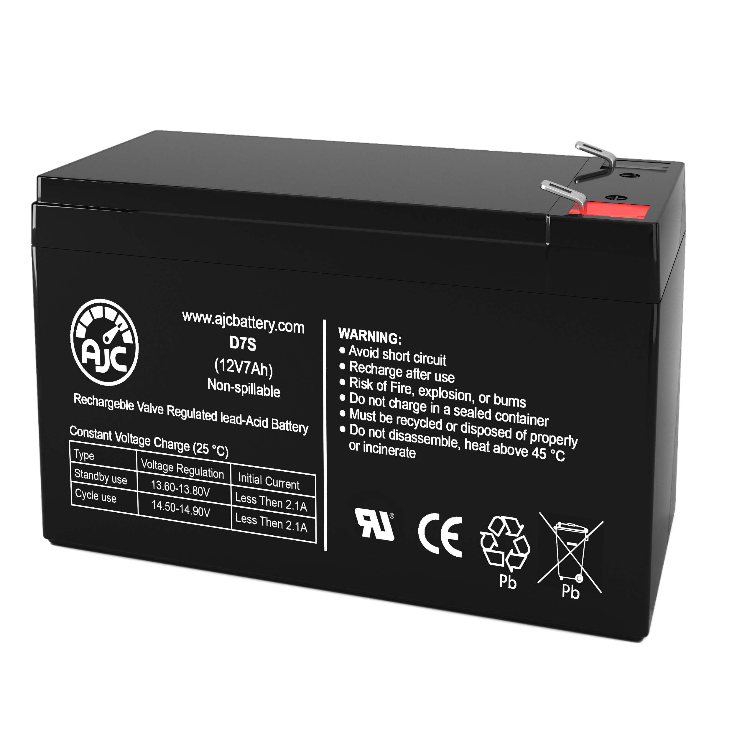 Ajc Battery Compatible With Enduring 6 Fm 7 6 Fm 7.5 12V 7Ah Sealed Lead Acid Battery