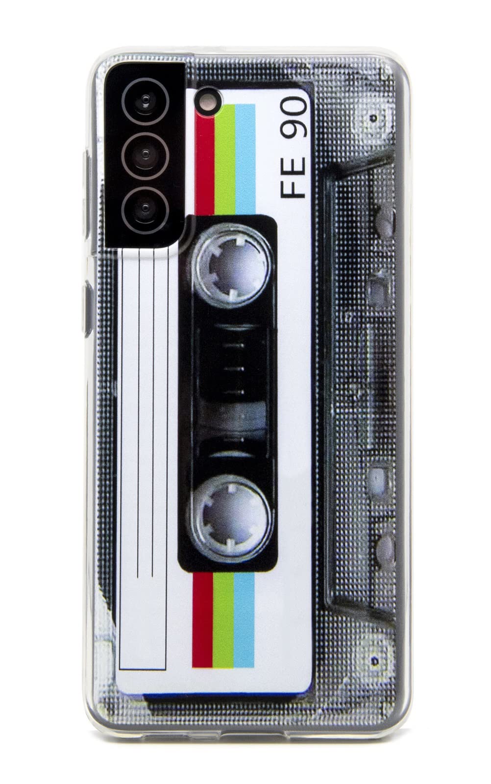 Fateam Case For Galaxy S21 Plus 5G, Shockproof Scratchproof With Tpu Soft Bumper Retro Cassette Tape Case Compatible With Samsun