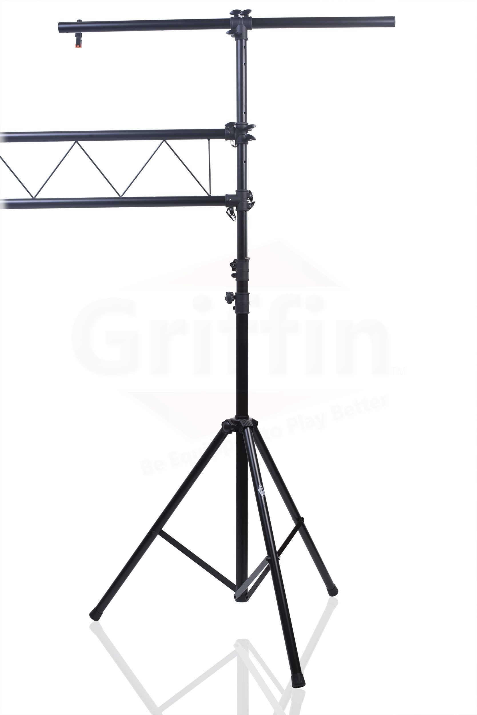 Light Truss Stand System By Griffin | I Beam Trussing Set & Dj Booth Platform Kit | Hanging Mount Lighting Package For Music Gea