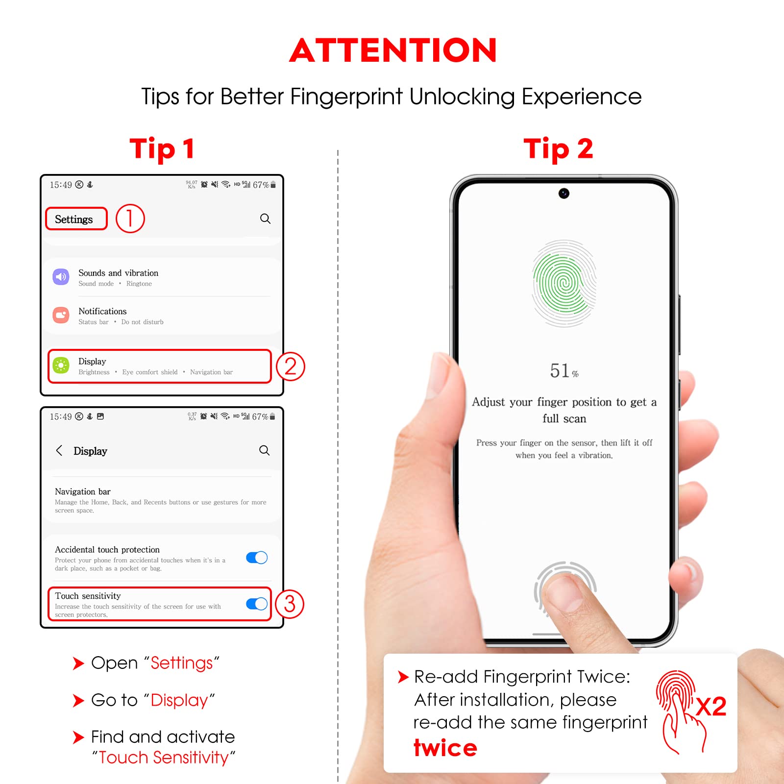 Jetech Screen Protector For Samsung Galaxy S22+/S22 Plus 5G With Camera Lens Protector, Easy Installation Tool, Tempered Glass F