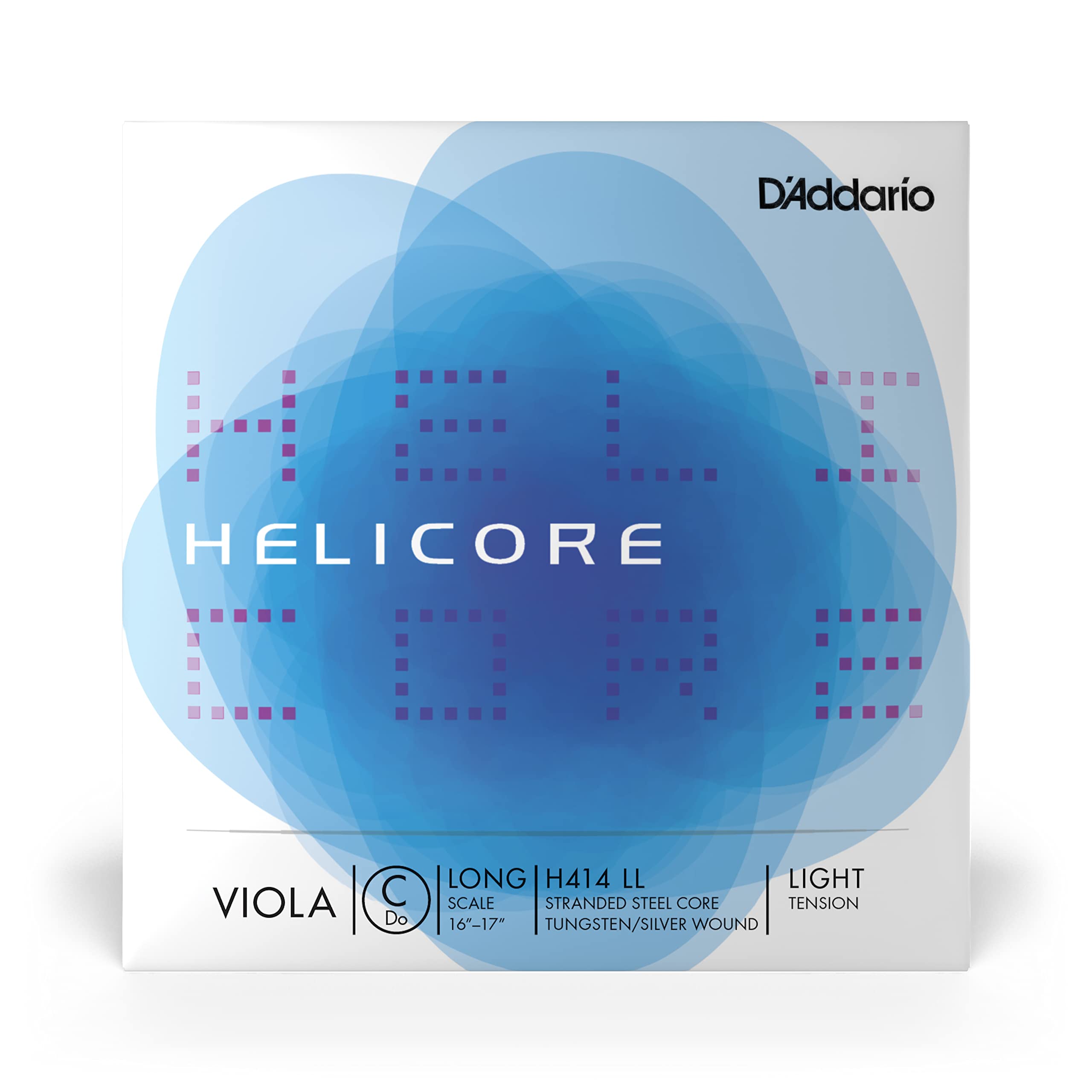 DAddario Helicore Viola Single C String, Long Scale, Light Tension