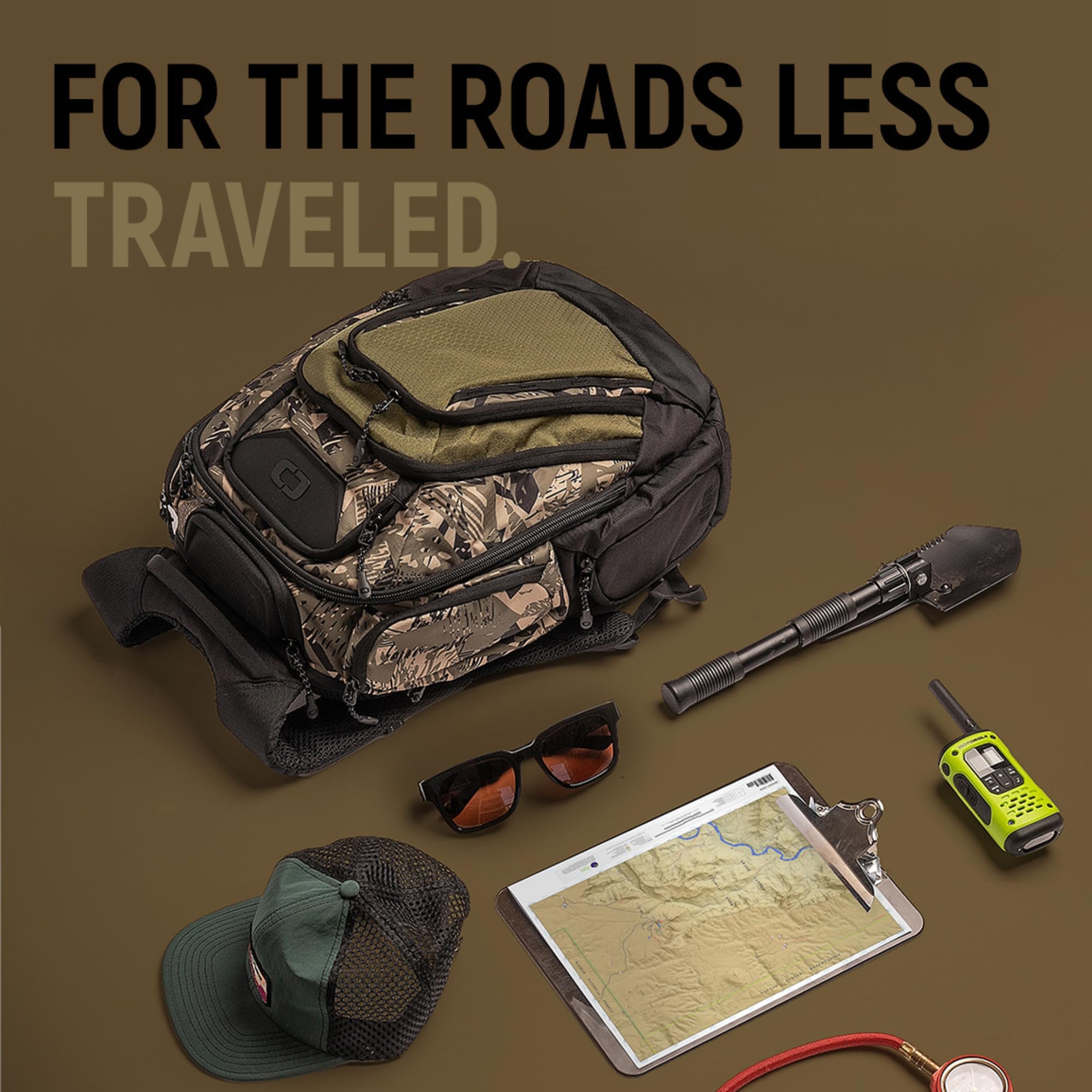 Ogio Renegade Pro Backpack (Renegade Pro, Woodcut Polka)