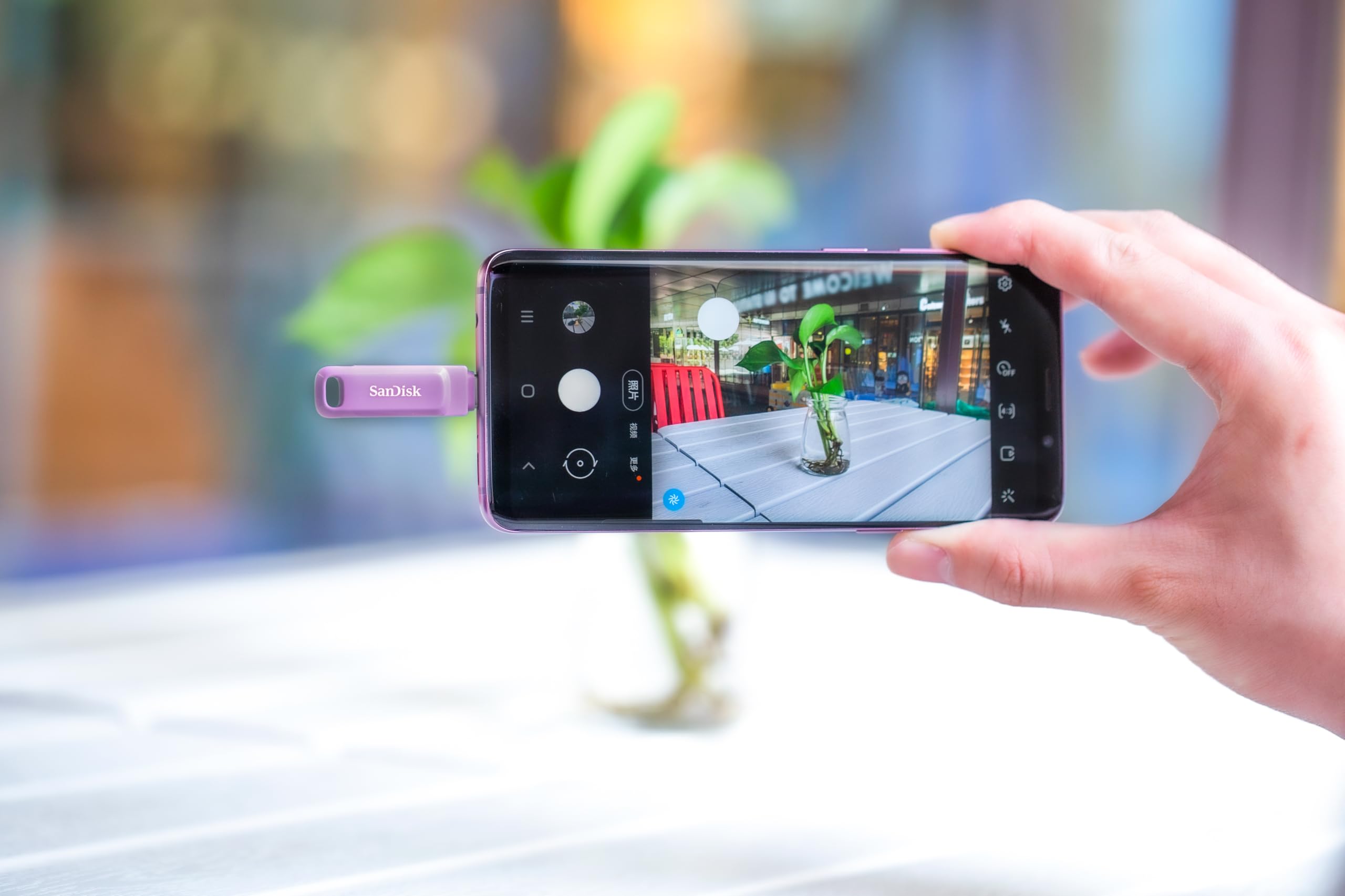 Sandisk 512Gb Ultra Dual Drive Go Usb Type C Flash Drive   Up To 400Mb/S, Lavender   Sdddc3 512G G46L