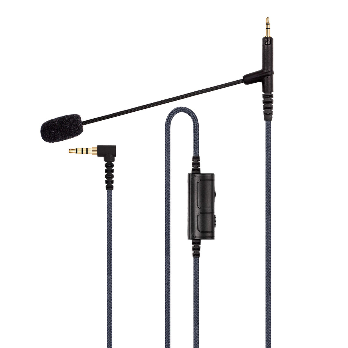 Cable Boom Microphone   Volume Control For Playstation Ps4 Or Xbox One Controller, Pc   Boompro Gaming Mic Compatible With Bose Qc25, Qc35 Ii, Qc35, Quietcomfort 25/35 Headphones 150Cm