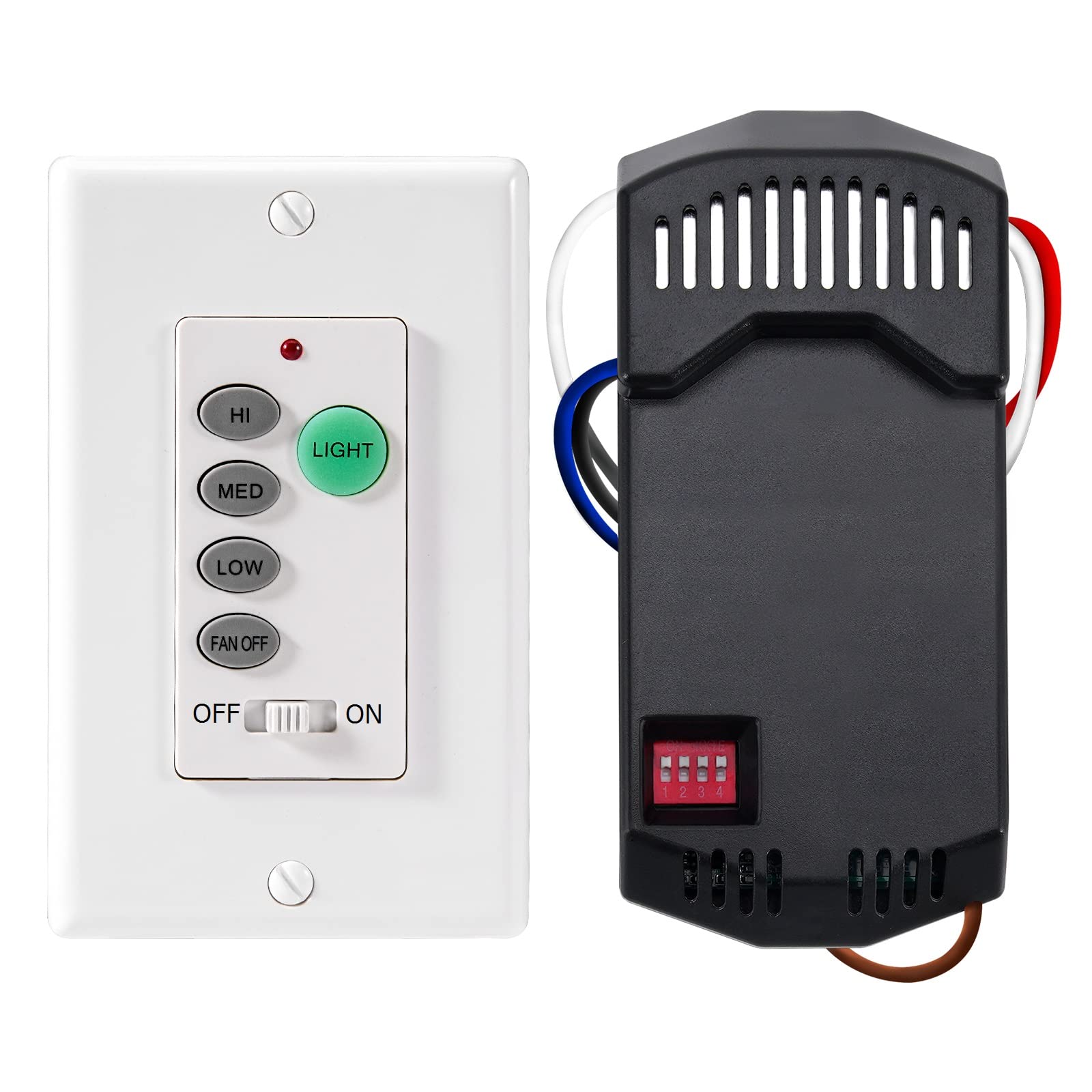 Humpptom Universal Ceiling Fan Remote Control, Ceiling Fan Wall Switch Uc9050T, Uc9050T Ceiling Fan Wall Remote Control Compatib