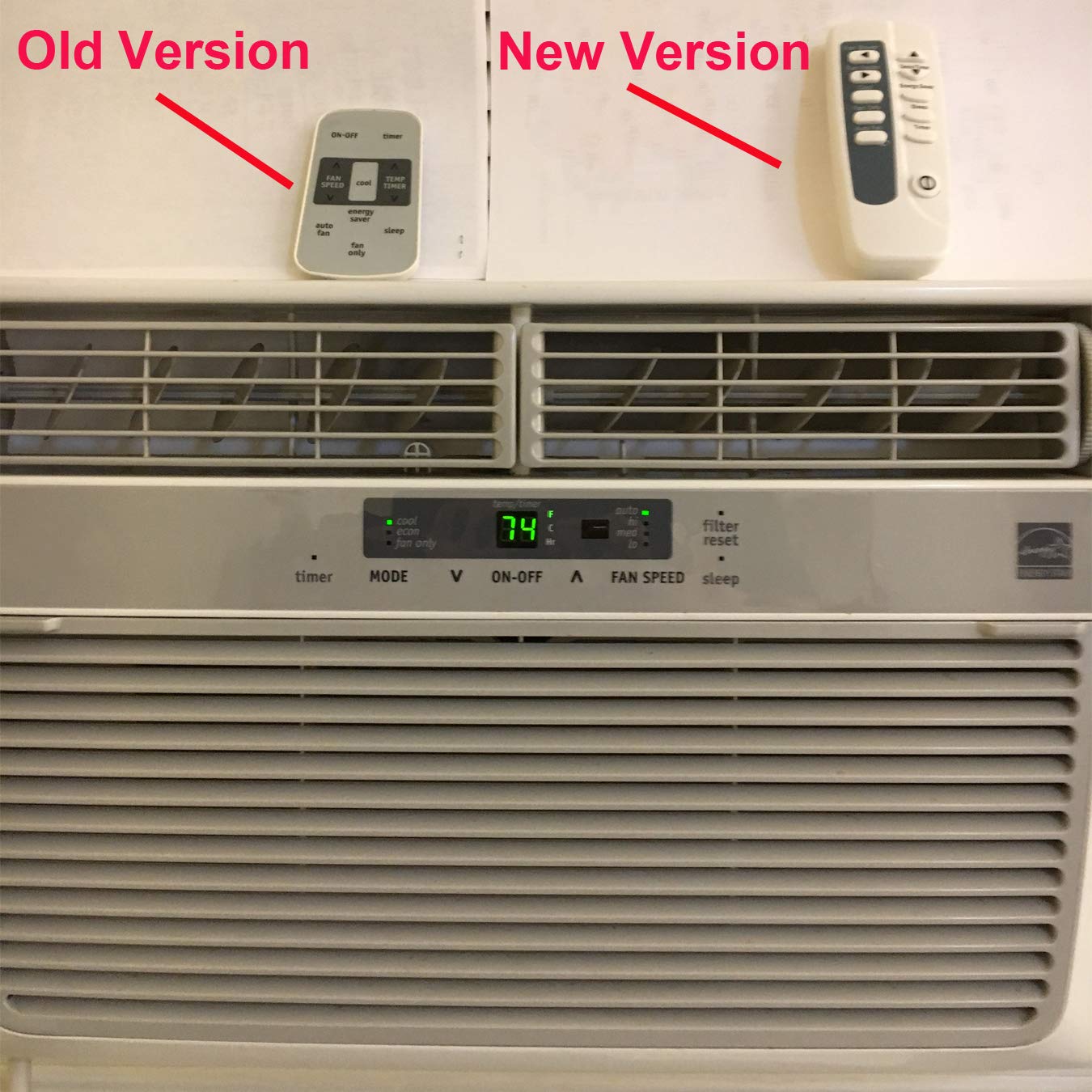 Rcecaoshan Replacement For Frigidaire Air Conditioner Remote Control Model Number Rg15D/E-Ell Rg15D/E-Ell1