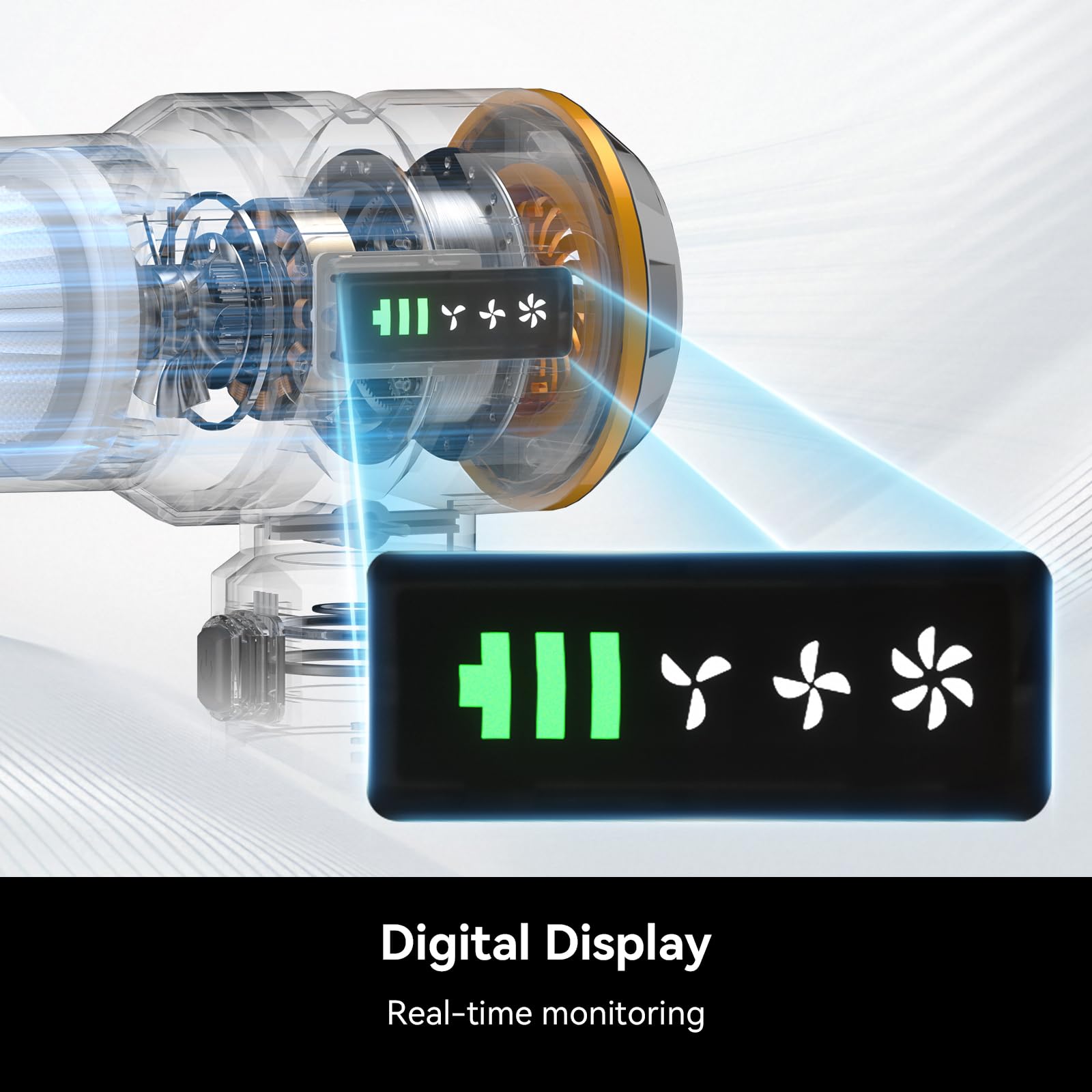 Hrycf Car Vacuum Cleaner,Advanced Clean Cordless Handheld Vacuum, 4-In-1 20000Pa High Power Portable Rechargeable Vacuum Cleaner