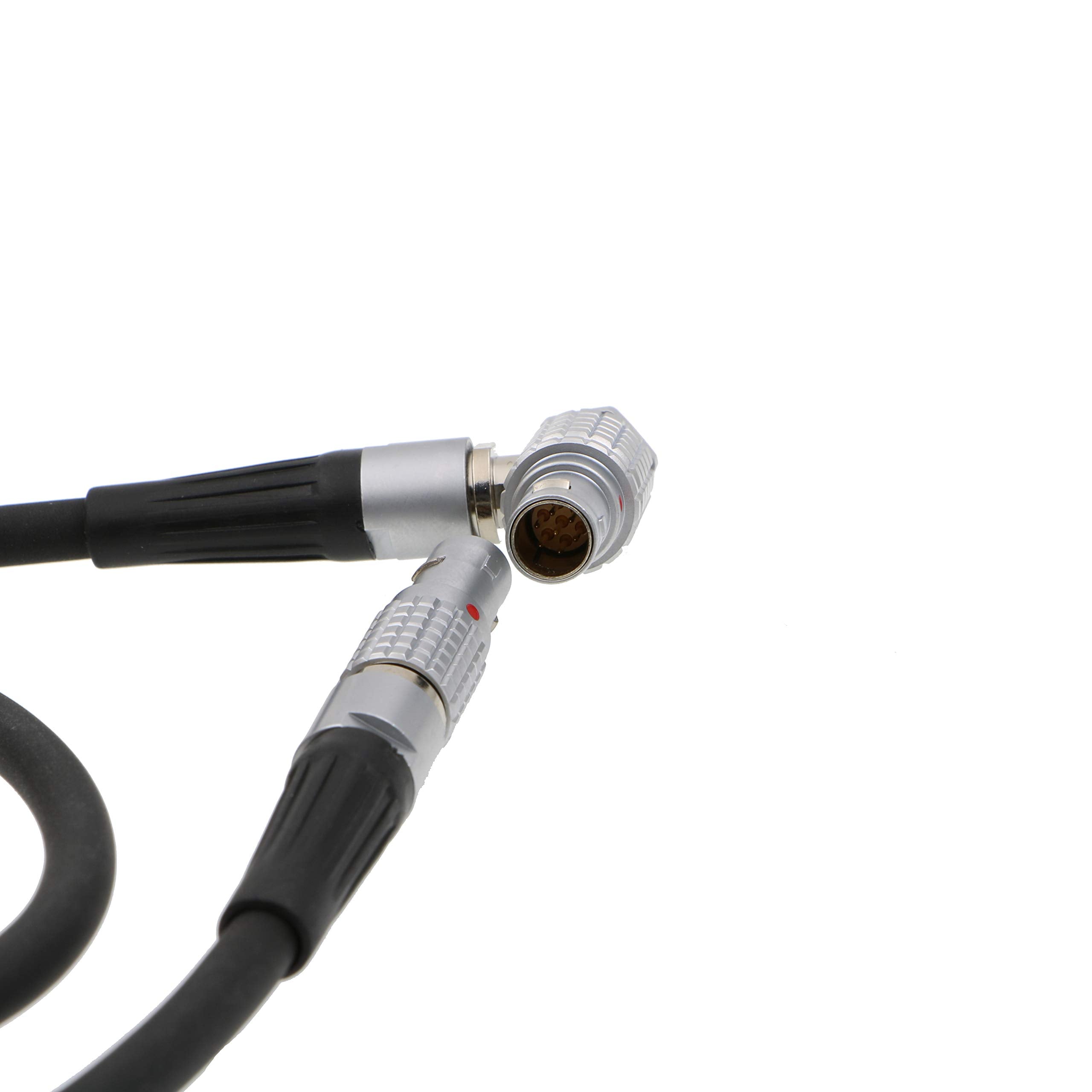 Alvin'S Cables Nucleus M 7 Pin To 7 Pin Male Motor Connection Cable Right Angle To Straight 60Cm