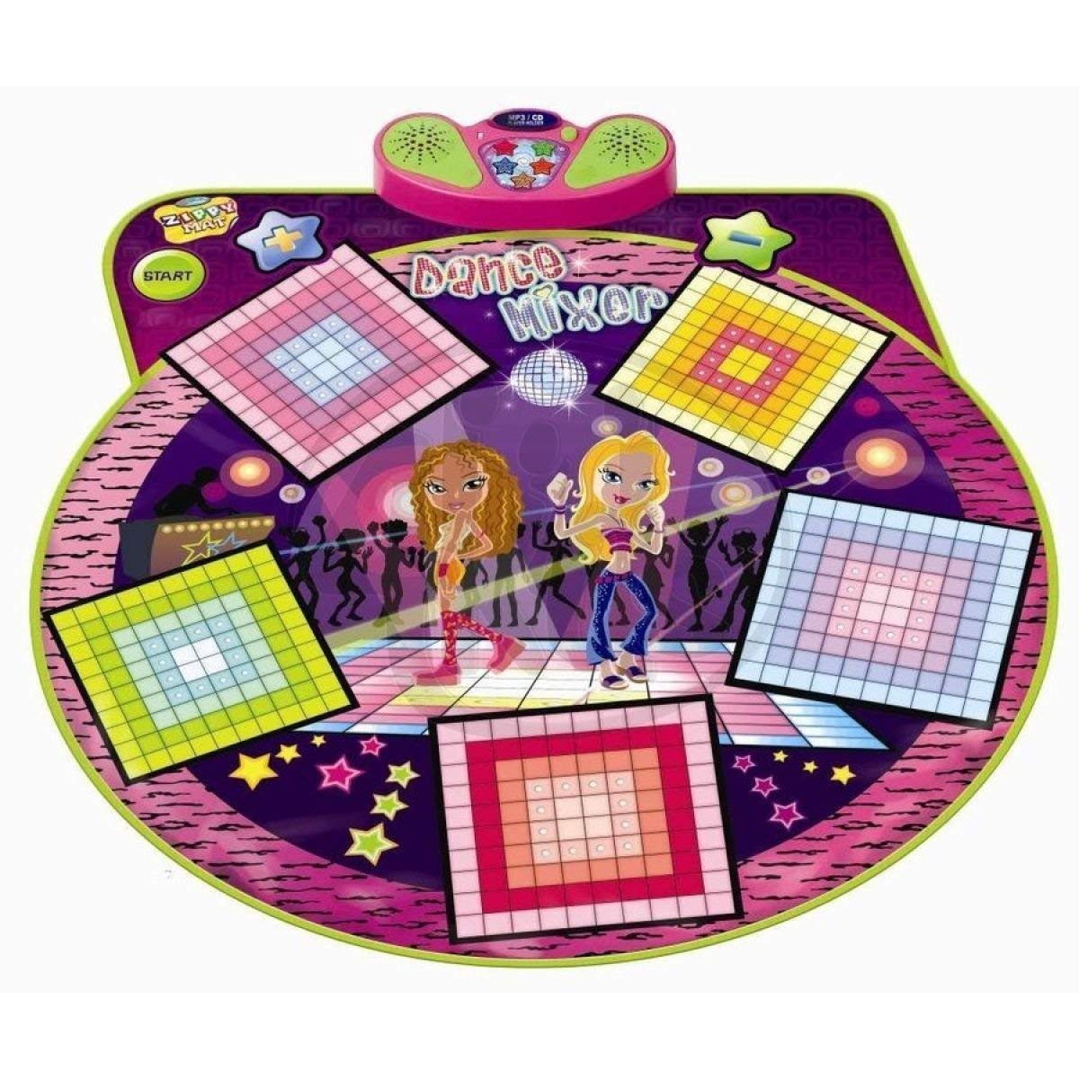 Dance Mixer Electronic Playmat   Touch Sensitive Design With Background Music  Adjustable Music Tempo Setting,Plug In Music