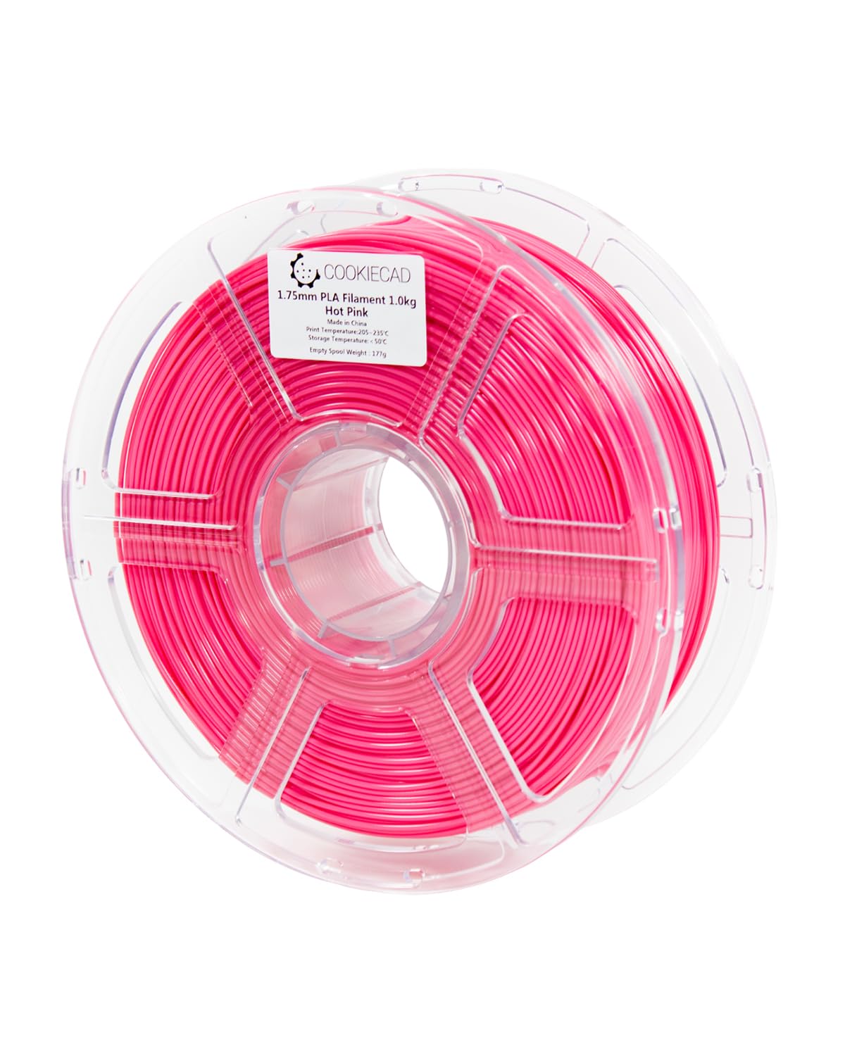 Cookiecad Pla Filament 1.75Mm 1Kg Pink 3D Printer Filament   Hot Pink Pla