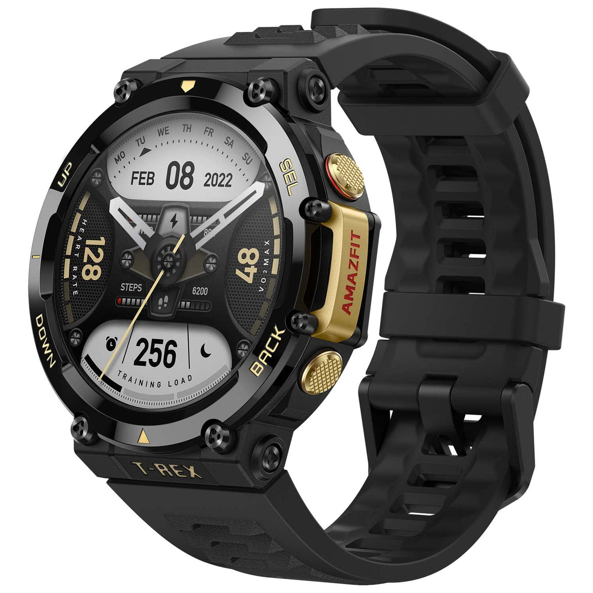 Amazfit T-Rex 2 Rugged Smart Watch 47Mm, Military Certified, Dual-Band Gps, 24-Day Battery Life, Ultra-Low Temperature Operation