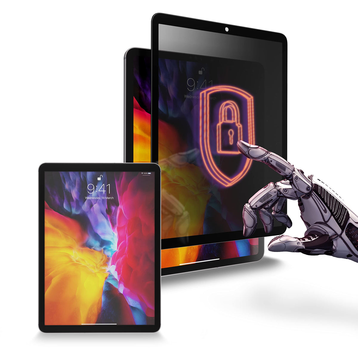 Ez Pro Screen Protector 4 Way Privacy Screen Protector For 12.9 Inches Ipad Pro, Anti Spy, Anti Glare And Fingerprint, Removable