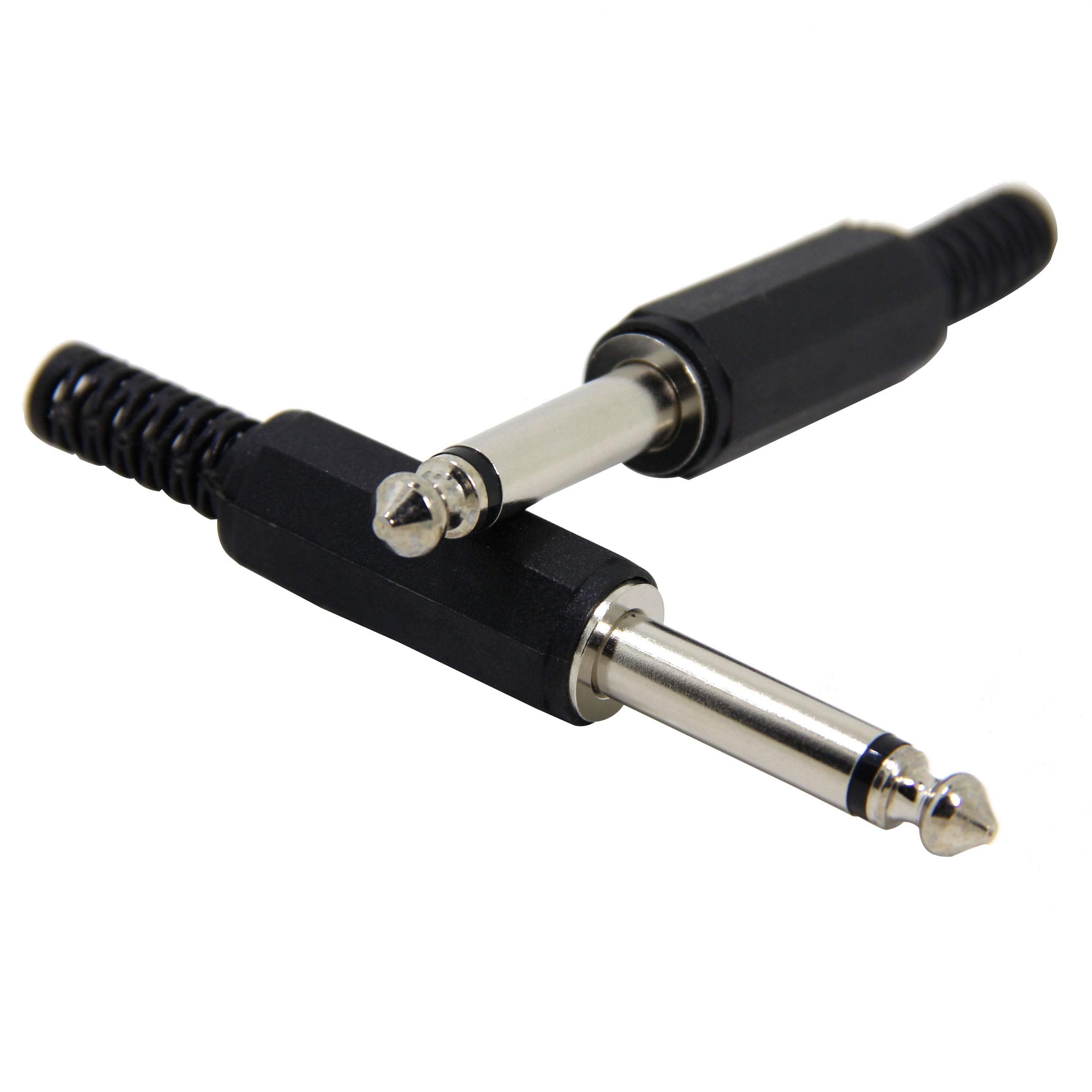 Ancable 10 Pack 1/4 Inch Mono Phone Plug - Thumbnail 3