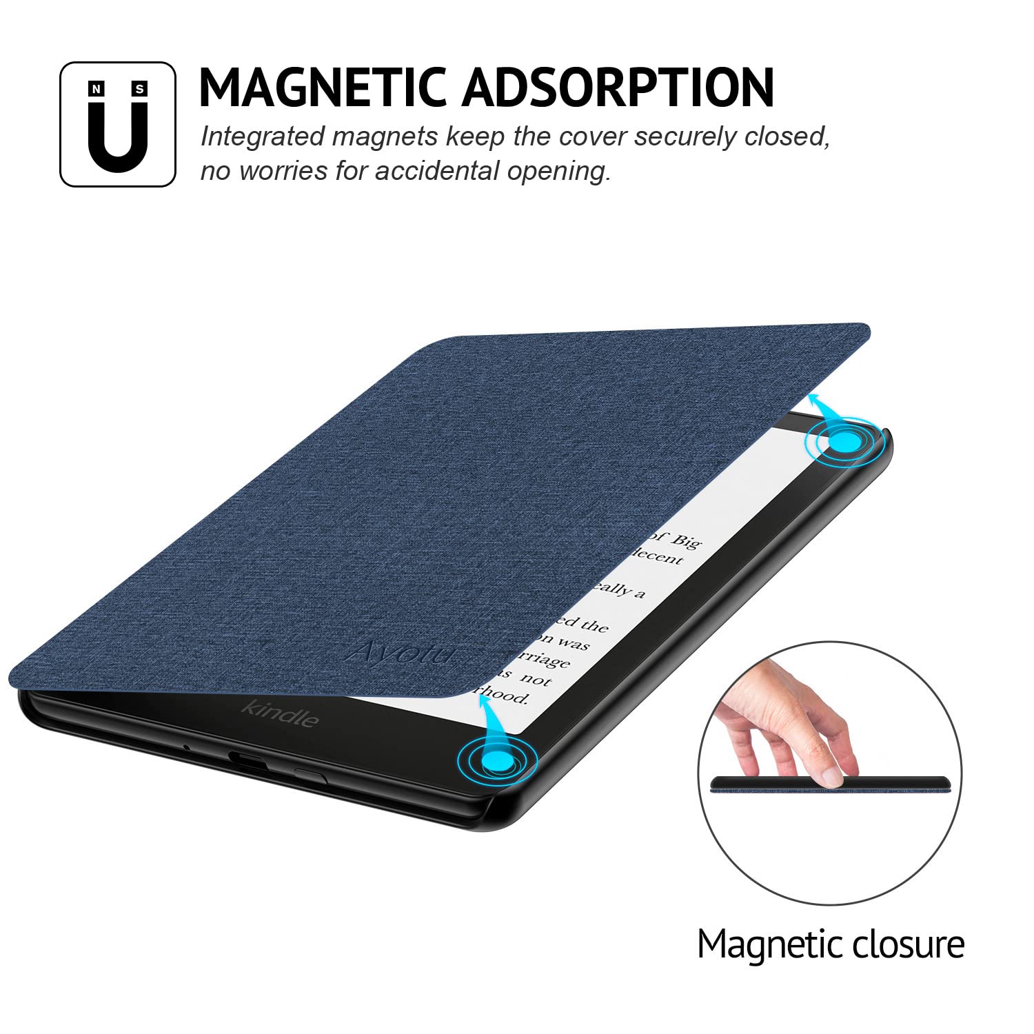 Ayotu Case For 6.8'' Kindle Paperwhite 11Th Generation 2021 And Kindle Paperwhite Signature Edition, Smart Cover With Auto Sleep