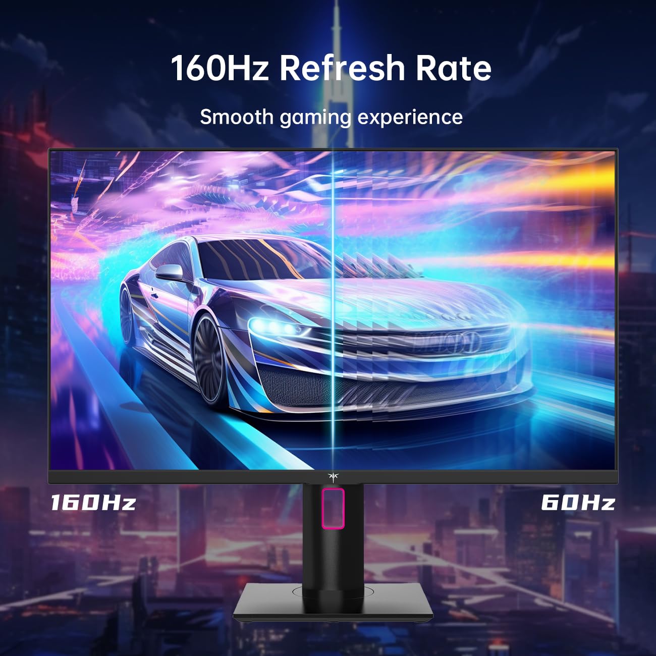 Ktc 27 Inch 4K Gaming Monitor, Uhd 160Hz/144Hz 1Ms Fast Ips Monitor, Freesync/G Sync, Hdr400, 132% Srgb, Hdmi Displayport, Vesa,