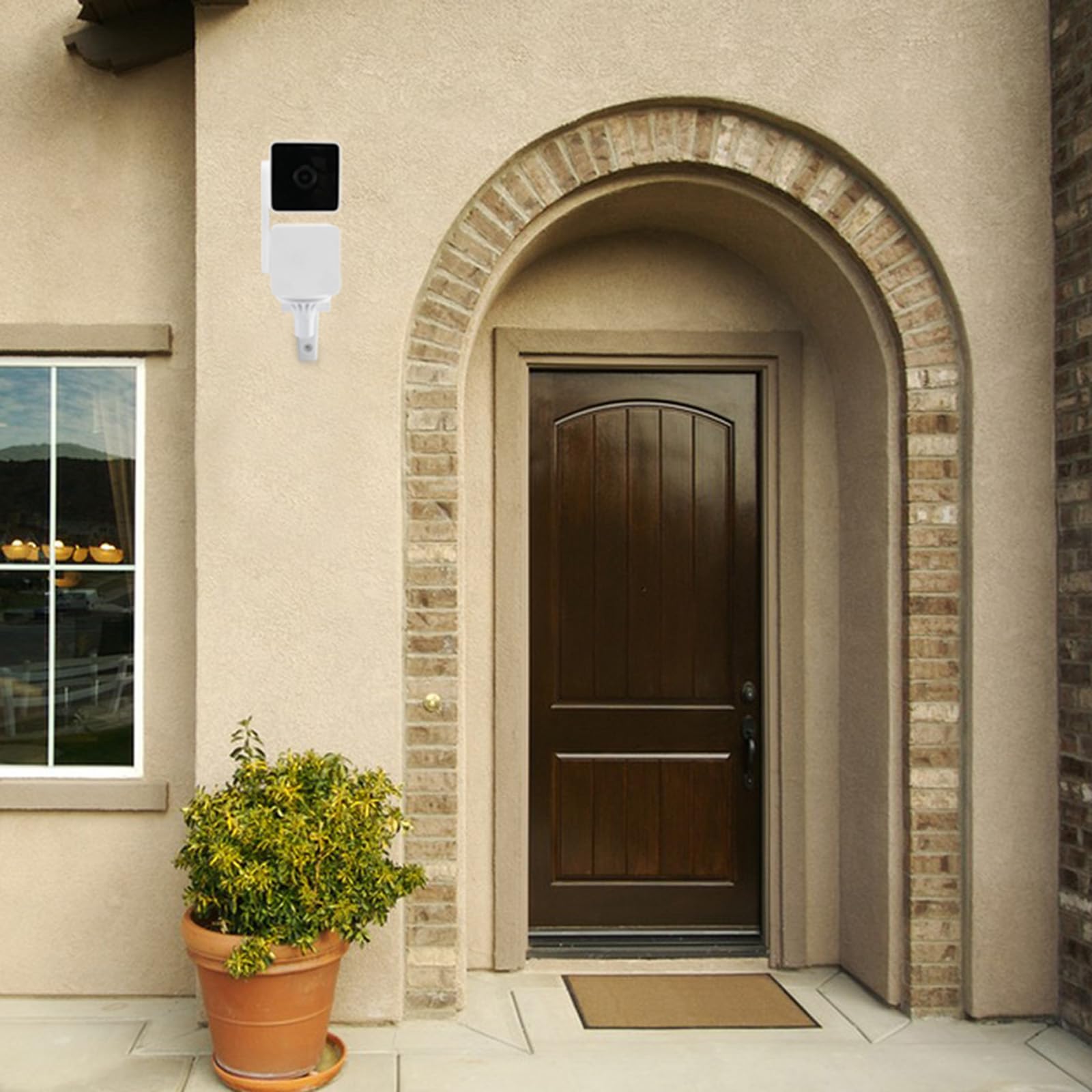 Lefxmophy Mount For Wyze Cam Pan V3 For Camera Wall/Ceiling Indoor/Outdoor Mounting Bracket Base 180 Degree Tilt Adjustable Shelf Stand