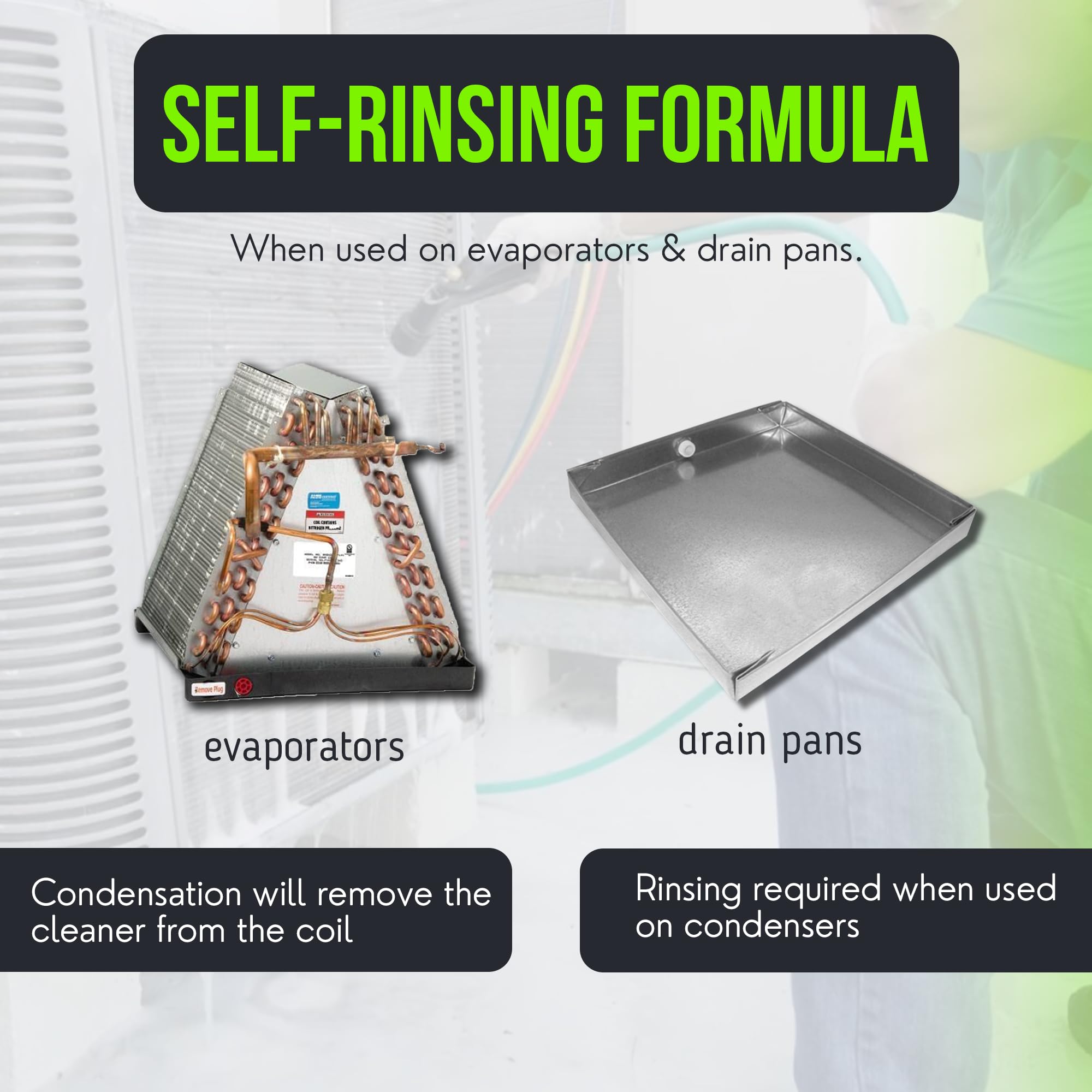 Leak Saver Foam Blaster Ac Coil Cleaner For Ac Unit 3-Pack | No Rinse Formula For Evaporators & Condensers | Neutral Citrus Scen