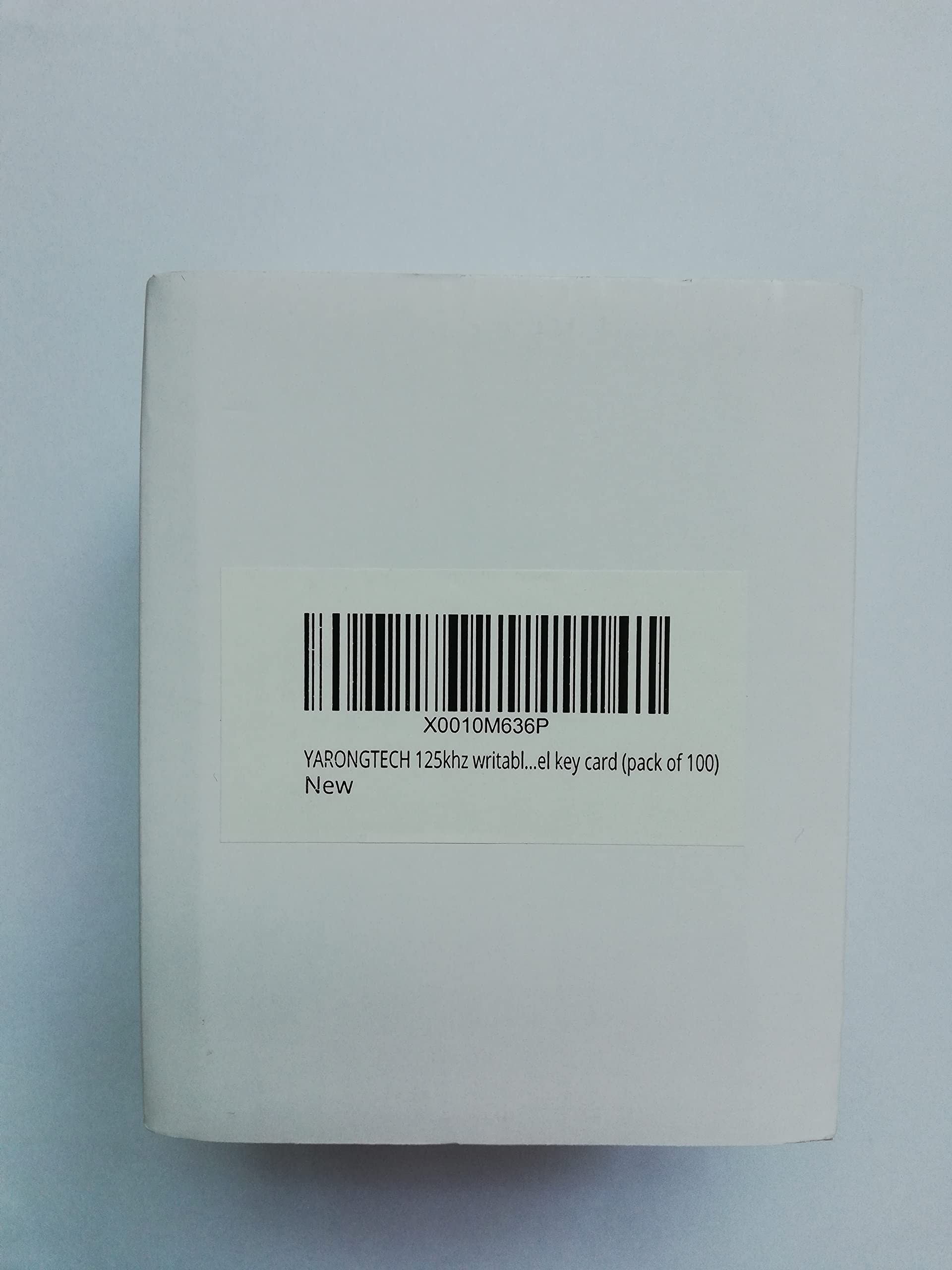 Yarongtech 125Khz Writable Rewrite Blank White T5577 Plastic Rfid Hotel Key Card (Pack Of 100)