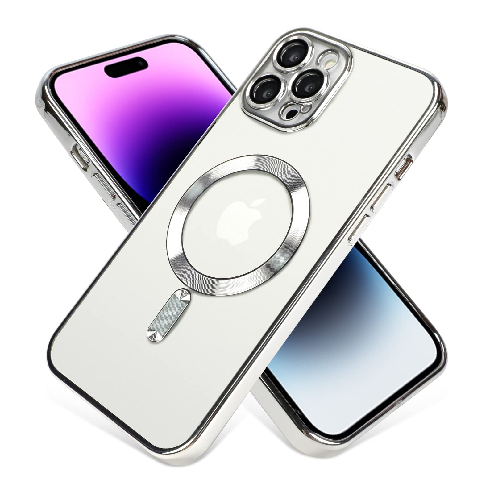 Ook Phone Case Made For Iphone 14 Pro Max With Camera Lens Protector (Compatible With Magsafe) Anti Scratch Shockproof Electropl