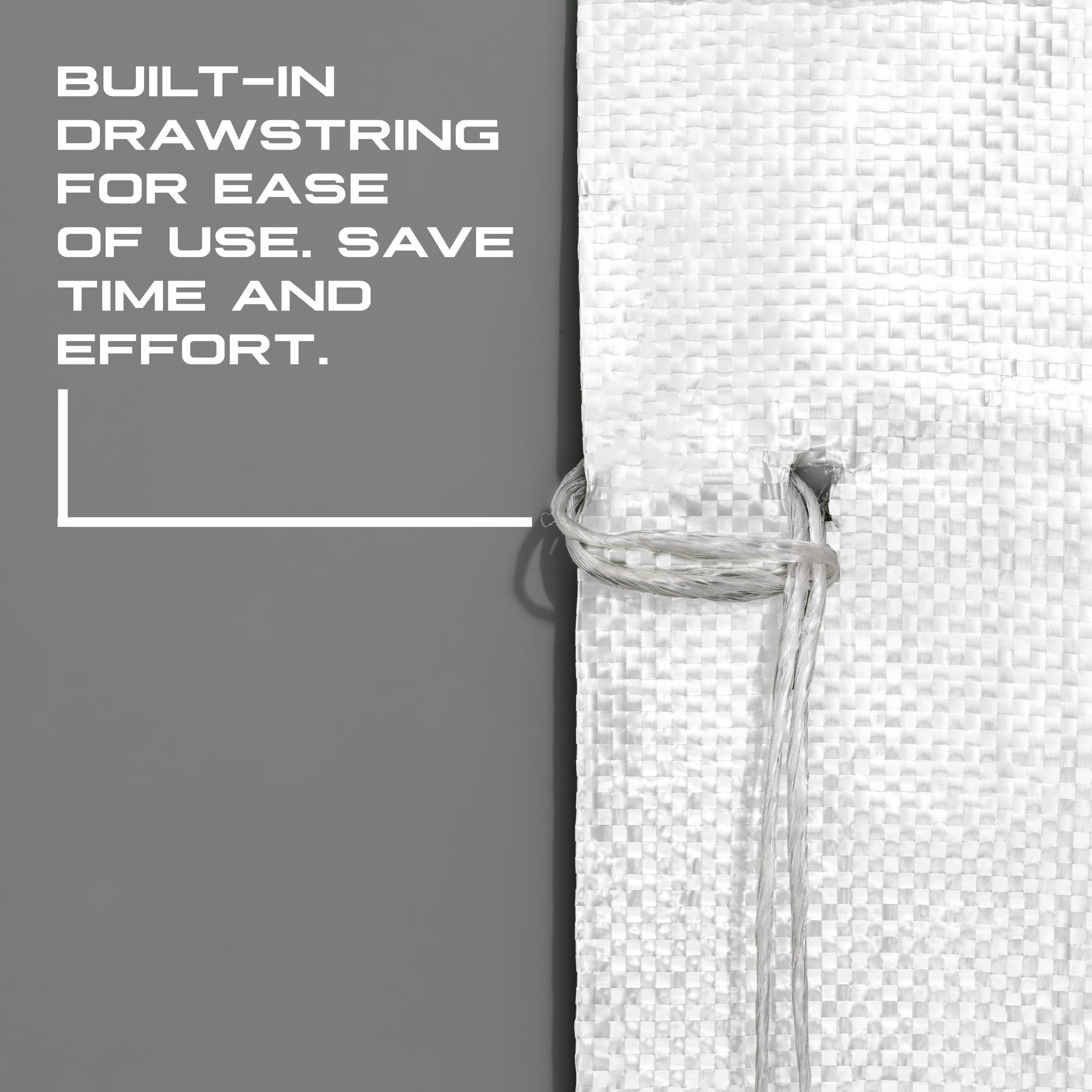 (Not Made In China) Heavy Duty Sand Bags For Flooding, Empty W/Tie Strings, Uv Protection For 1600 Hours, Flood Water Barrier Sa