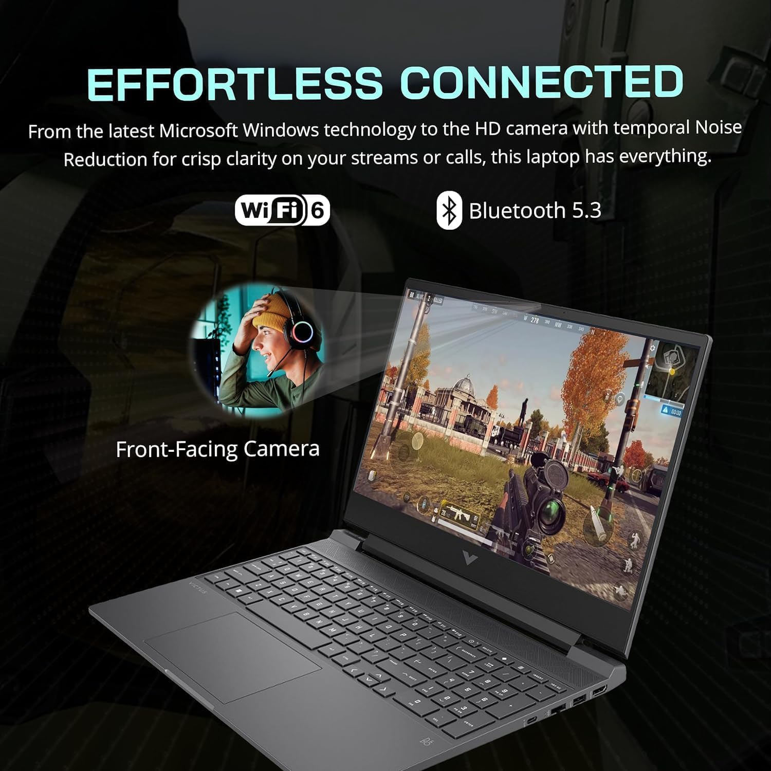 Hp 2024 Newest Victus Gaming Laptop, 15.6'' Fhd Ips 144Hz Display, Amd Ryzen 5 7535Hs Processor, 64Gb Ddr5 Ram, 2Tb Ssd, Nvidia