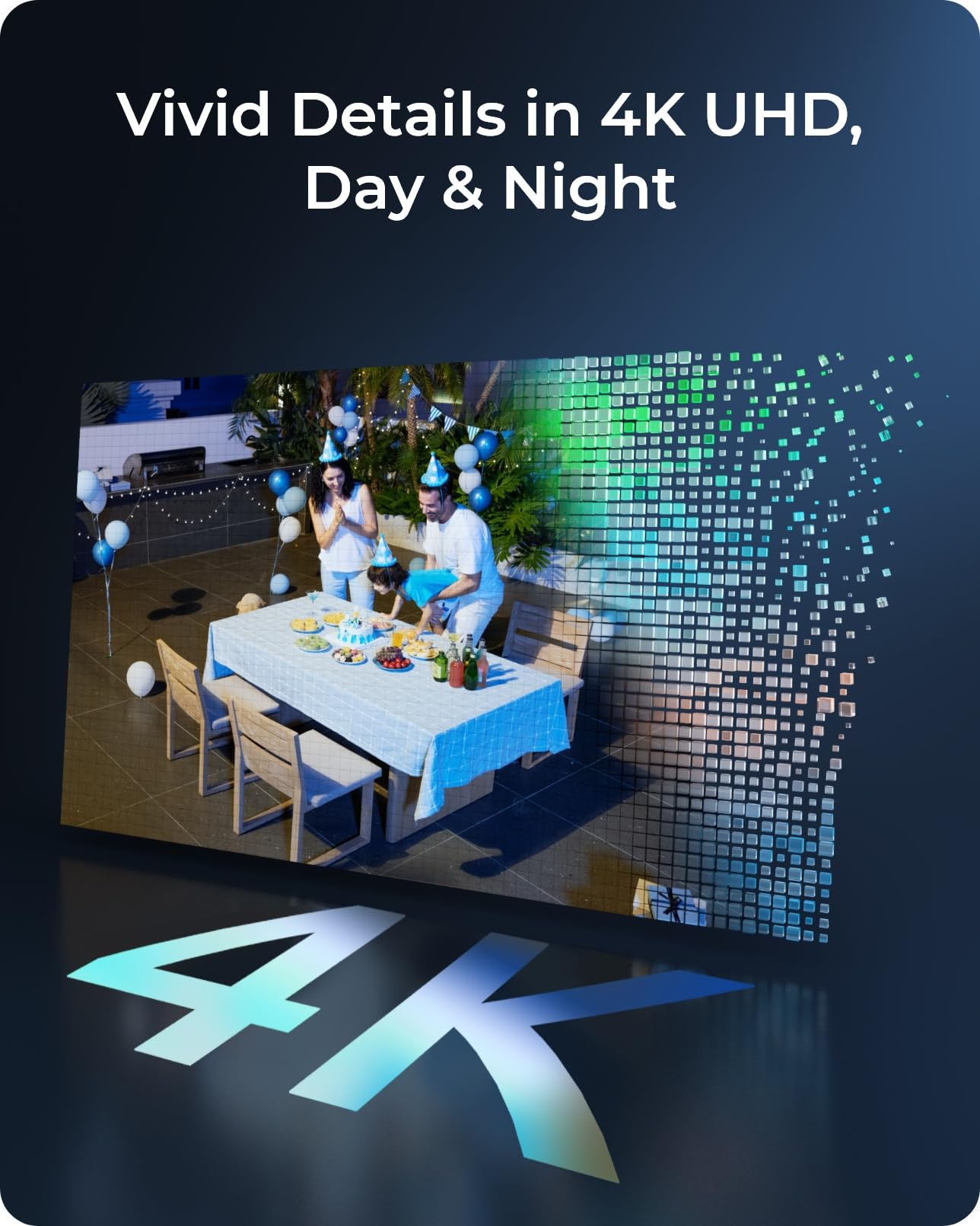 Reolink First 4K Solar Security Cameras Wireless Outdoor, Argus Pt 4K+ 6W Solar Panel, 360� Pan Tilt, 8Mp Color Night Vision, 2.4/5 Ghz Wi Fi, No Monthly Fee, Home Hub Compatible