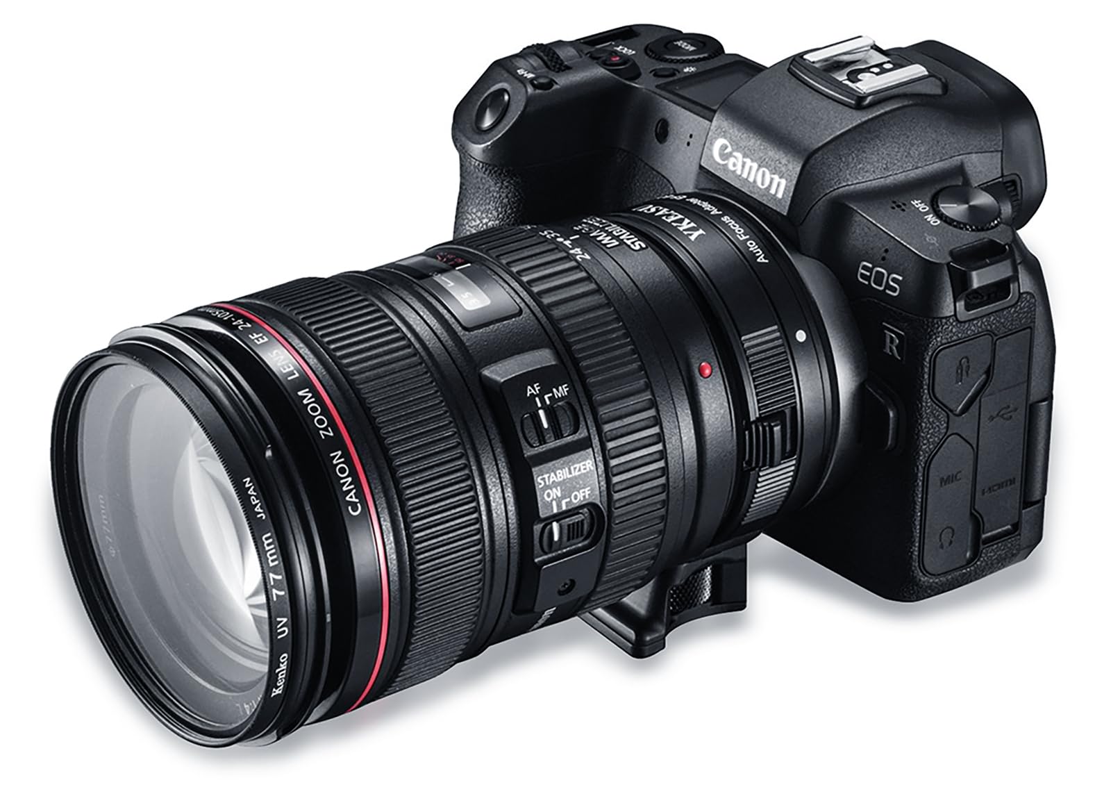 Ef Eos R Lens Mount Adapter Compatible With Canon Ef/Ef S Series Lens And Eos R, Rp, R3, R5, R6, R6 Mark Ii, R7, R8, R10, R50, R