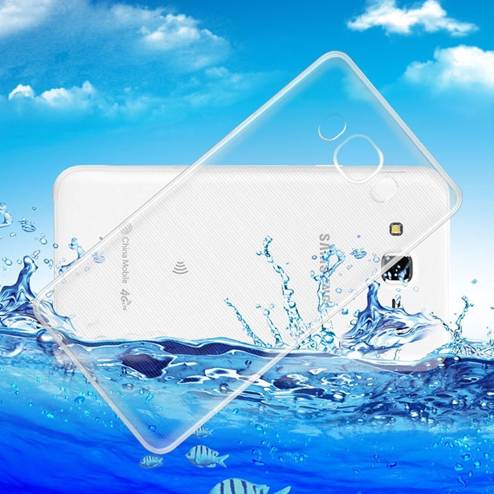 Icovercase Compatible With Samsung Galaxy J7 (2016) Case Ultra Thin Silicone Back Cover Plain Soft Tpu Gel Rubber Transparent Cl