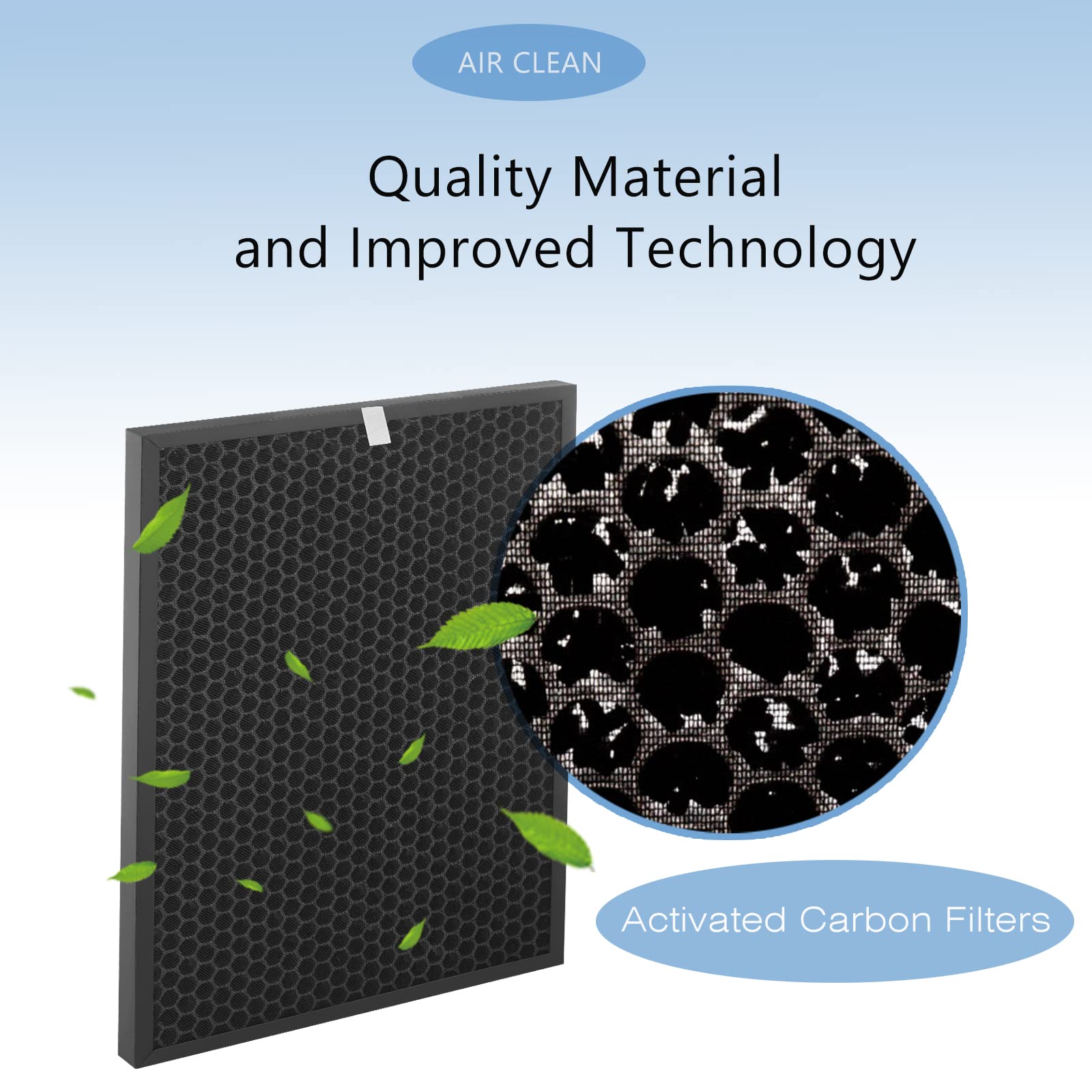 2 Set 10L Pro Hepa Filter Replacement Kit Compatible With Okaysou Airmax 10L Pro And Aiibot A300 Air Cleaner Purifiers