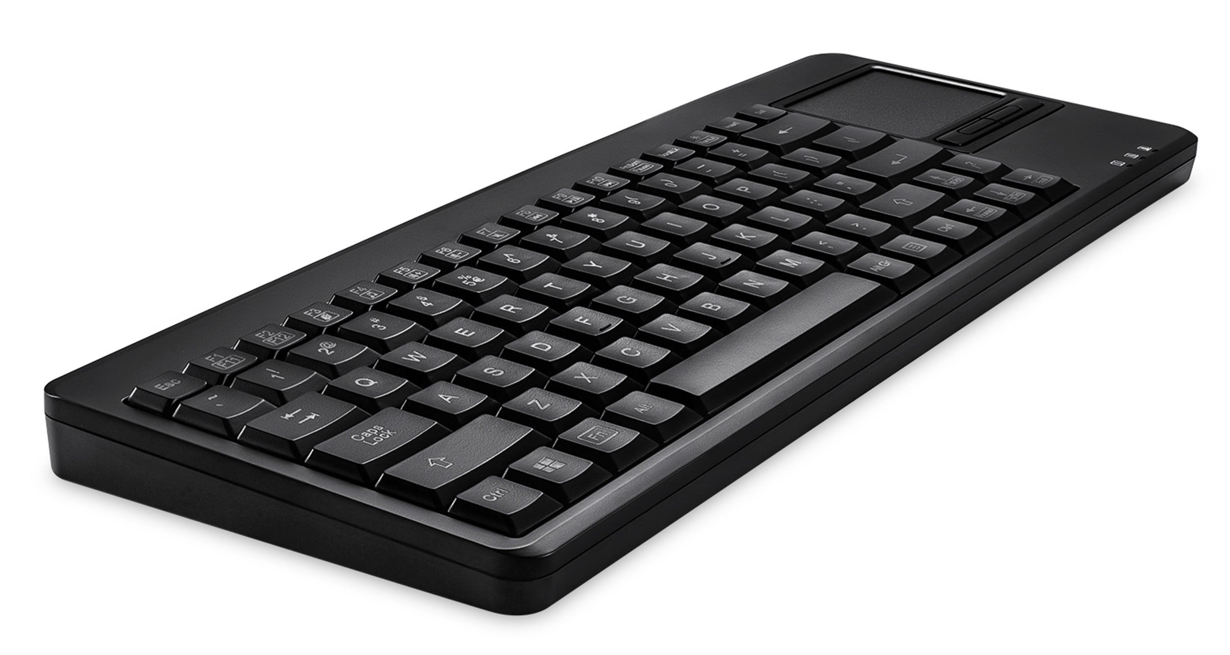 Perixx Periboard 315H, Wired Usb Backlit Keyboard With Touchpad And 2 Usb Ports, Black (10917)