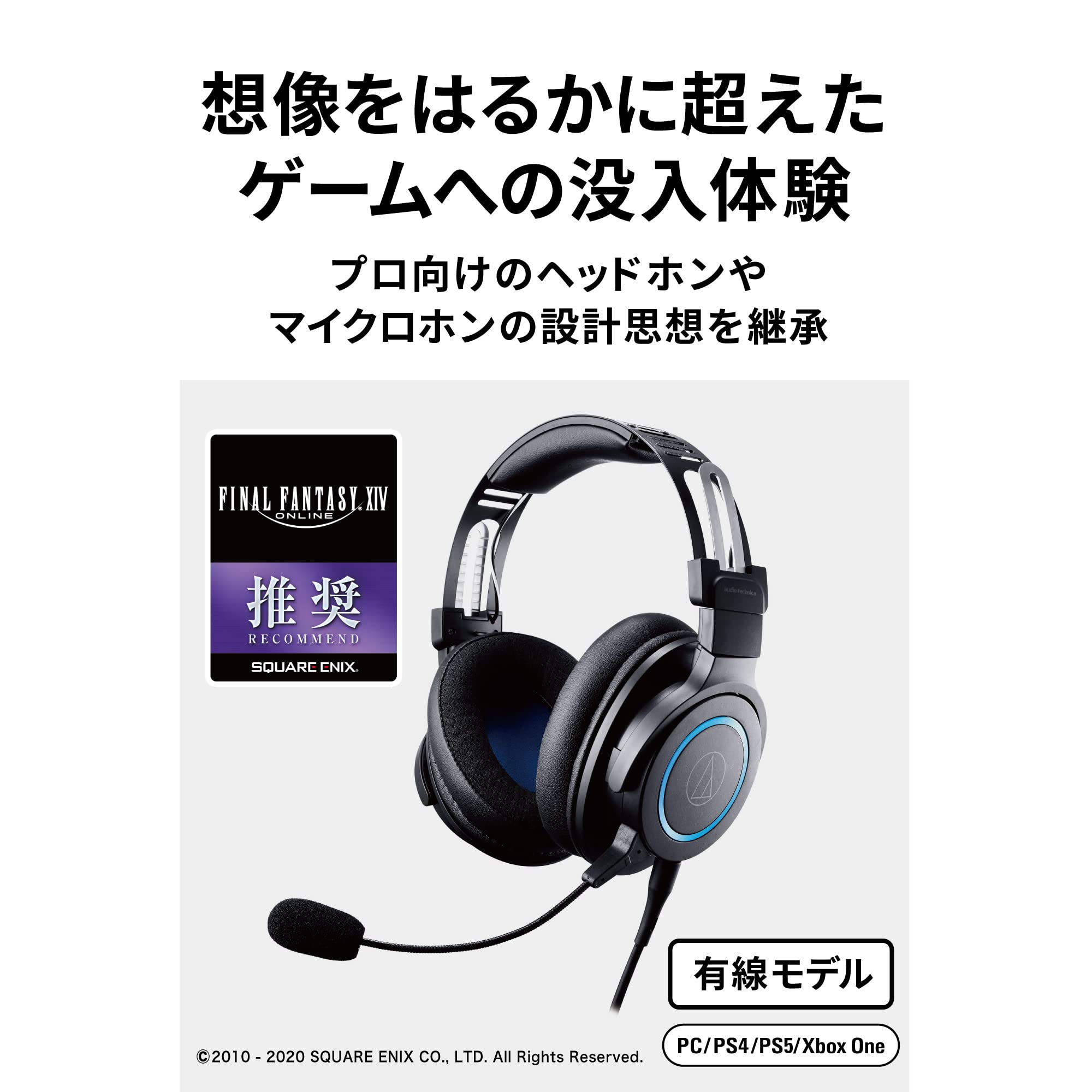 Audio-Technica Ath-G1 Premium Gaming Headset For Ps5&Xbox Series X, Laptops, And Pcs, With 3.5 Mm Wired Connection, Detachable M