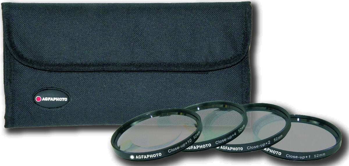 Agfa 4 Piece Close Up Macro Multi Coated Filter Kit 52Mm (+1+2+4+10) Apcuf452