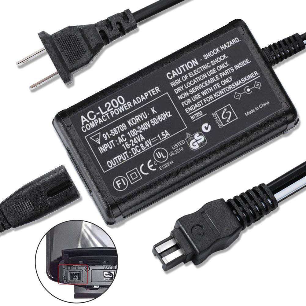 Ac L200 Ac Power Adapter Charger For Sony Handycam Dcr Sx40, Dcr Sx41,Dcr Sx44,Dcr  Sx45,Dcr Sx60,Dcr Sx63,Dcr Sx65,Sx83,Sx85,Dcr Sr42,Dcr Sr45,Dcr Sr46,Dcr Sr47,Dcr Sr68