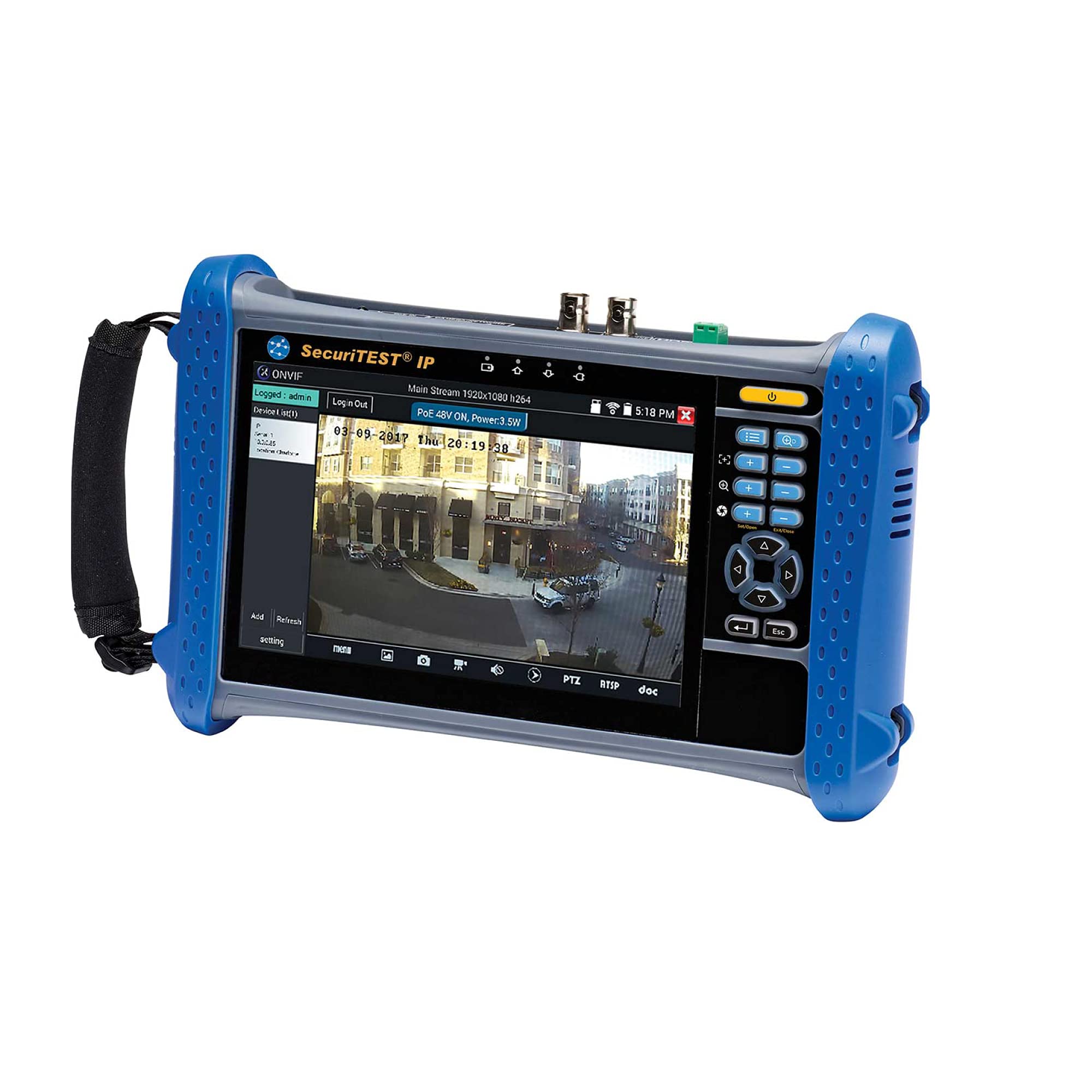 Trend Networks | R171000 | Securitest Ip | Cctv Camera Tester For Ip Digital/Hd Coax/Analog Systems | Camera Configuration, Inst