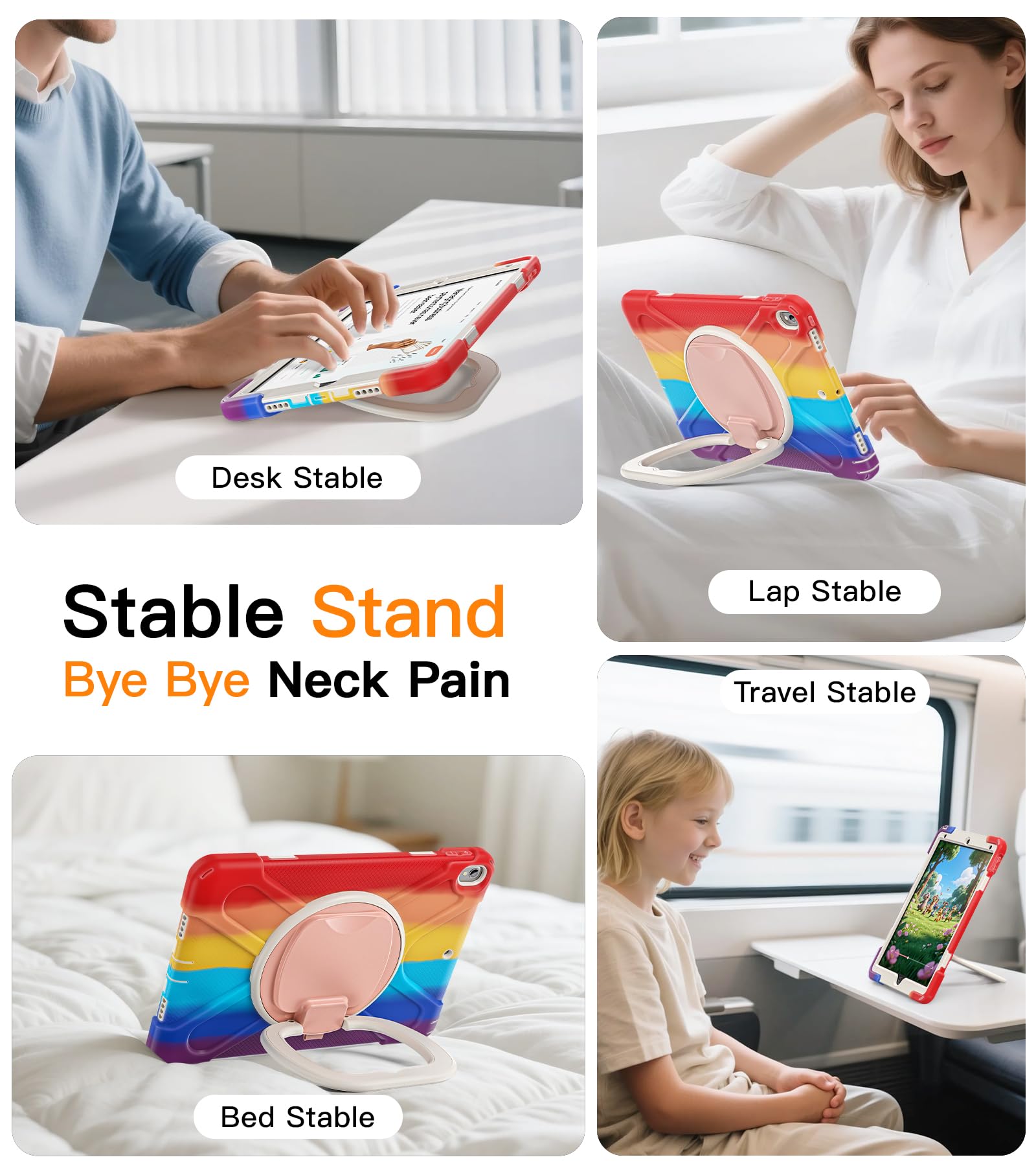 Batyue 10.5 Inch Case For Ipad Air 3Rd Generation 2019/ Ipad Pro 10.5 2017 Released;Rugged Heavy Duty Protective Cover With Penc