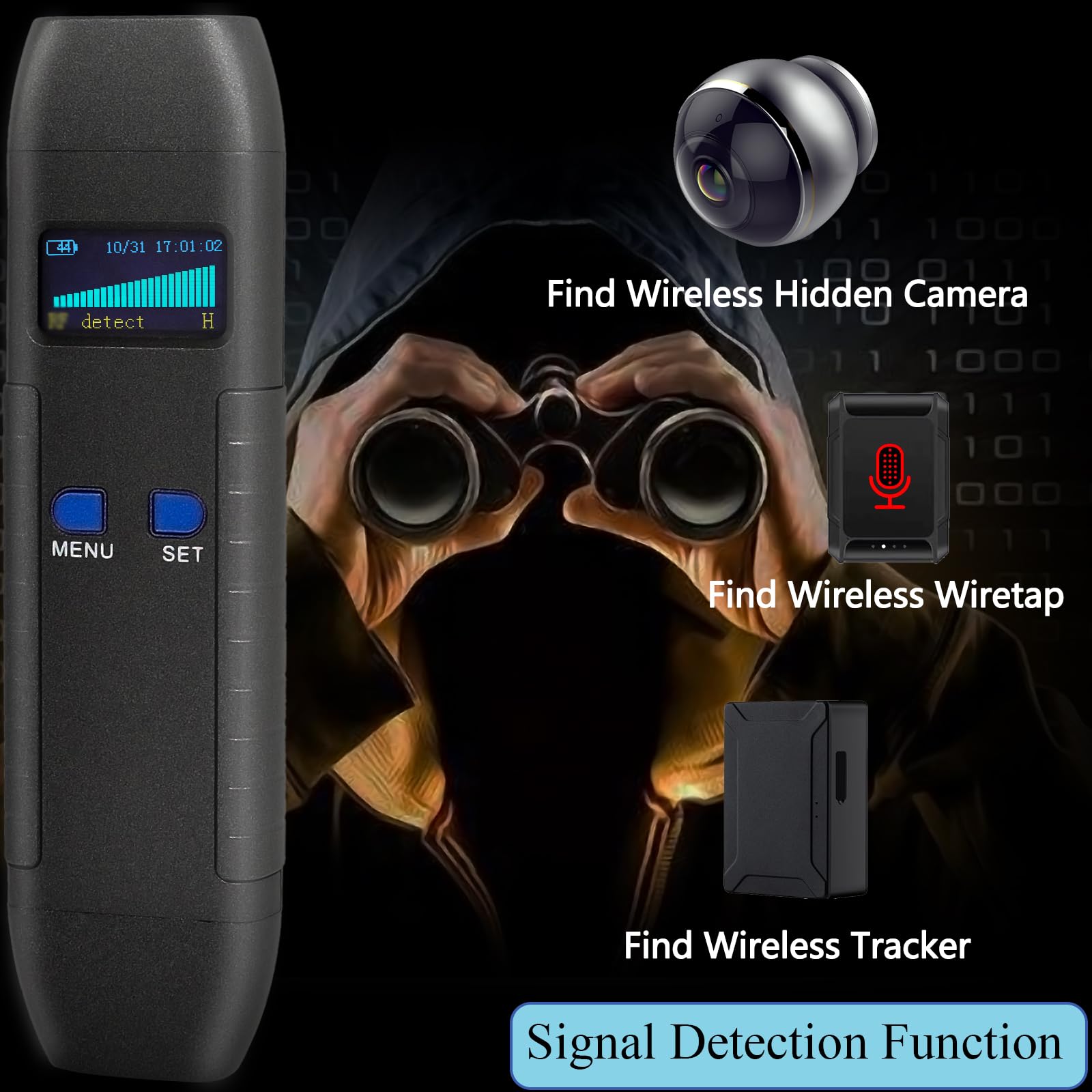 Kaxyuya Camera Finder Camera Detector For Car, Hotel, Meeting Safeguard Your Travel, Protect Your Privacy In All Aspects