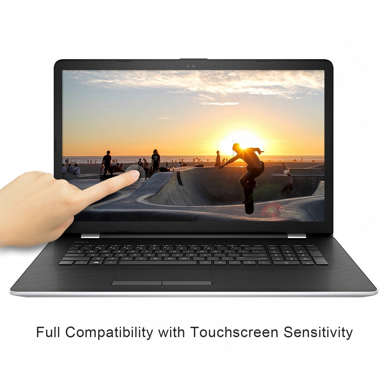 [2 Pack] Forito 17.3'' Anti Glare Screen Protector Compatible With All Brands Of 17.3'' With 16:9 Aspect Ratio Display Laptop(Si
