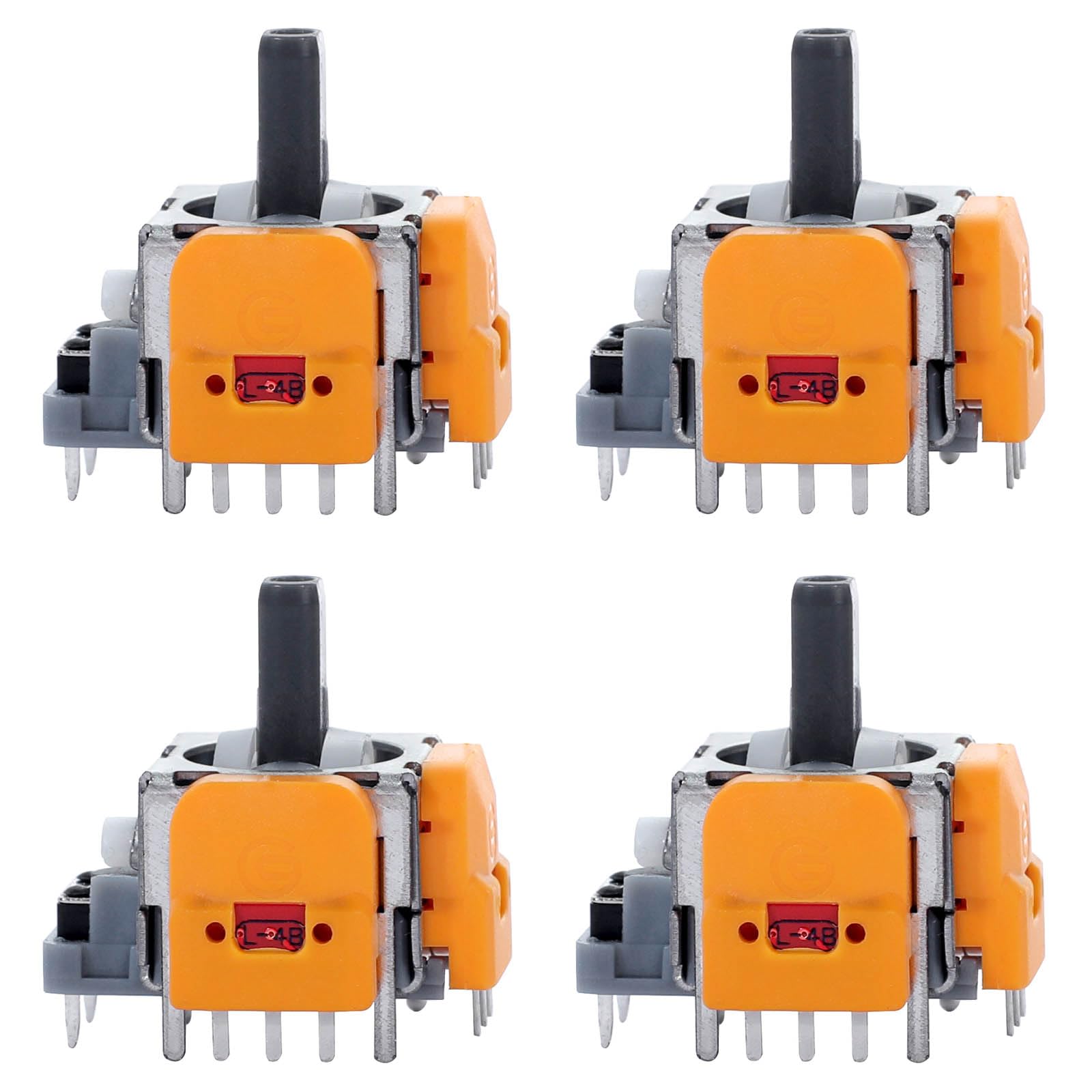 Ikpek 4Pcs Hall Effect Joysticks Replacement For Dualsense Ps5 Controller, 3D Analog Sensor Wheel Thumb Sticks Rocker Module Rep