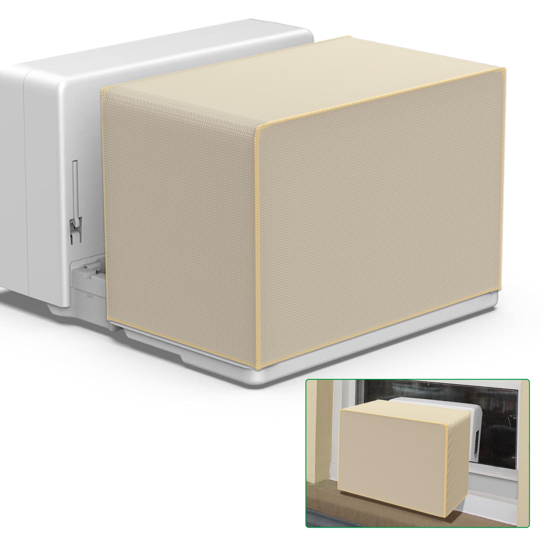 Forestchill Window Air Conditioner Cover For U Shaped 8,000/10,000/12,000 Btu Window Ac Unit, Heavy Duty 600D Weatherproof Air C