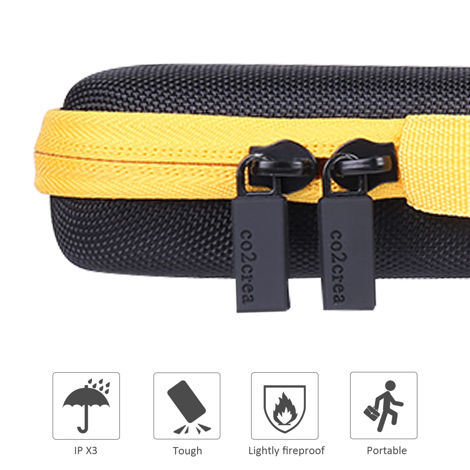 Co2Crea Hard Case Replacement For Logitech K400 Plus Wireless Touch Keyboard Touchpad