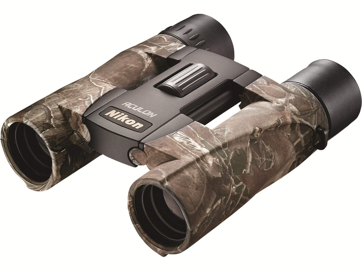 Nikon Aculon A30 10X25 Truetimber Kanati Camo Binocular | Dual Hinge Design, Fully Multi Coated Lightweight Binocular, Smooth Ce